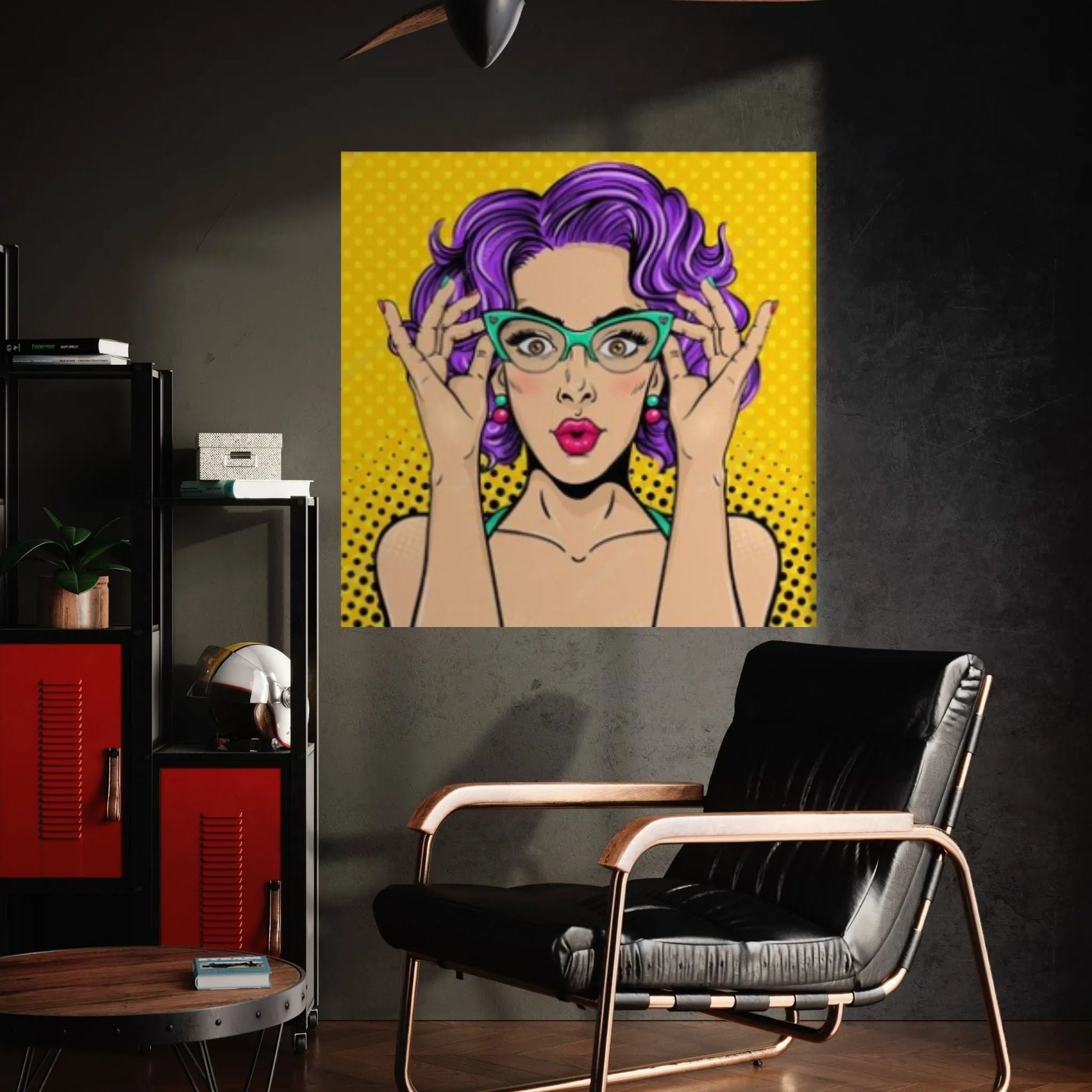 Pop Art Woman Wall Art, Comic Pop Art, Retro Comic - Y Canvas