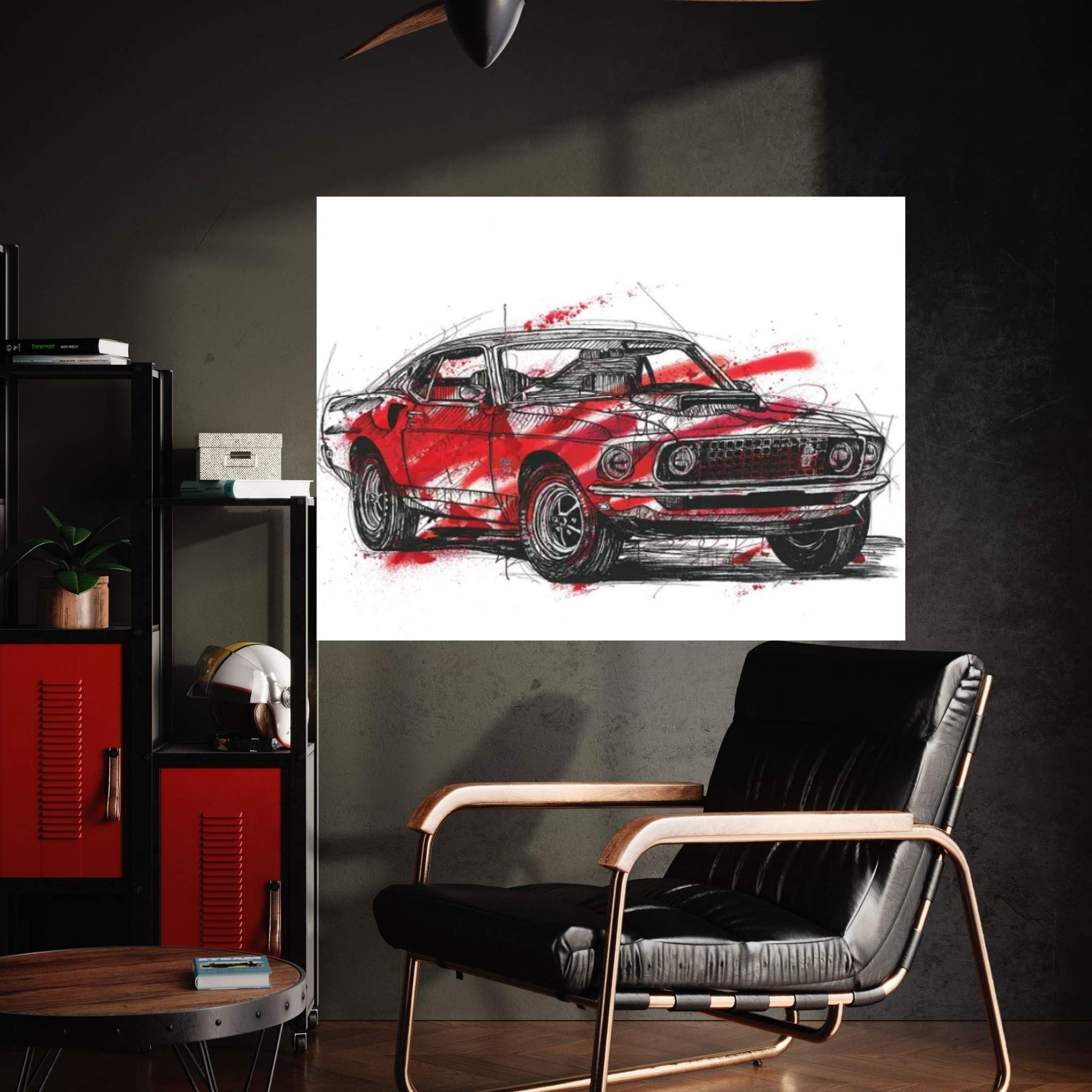 Mustang Boss 429 1970 Canvas Wall Art - Y Canvas