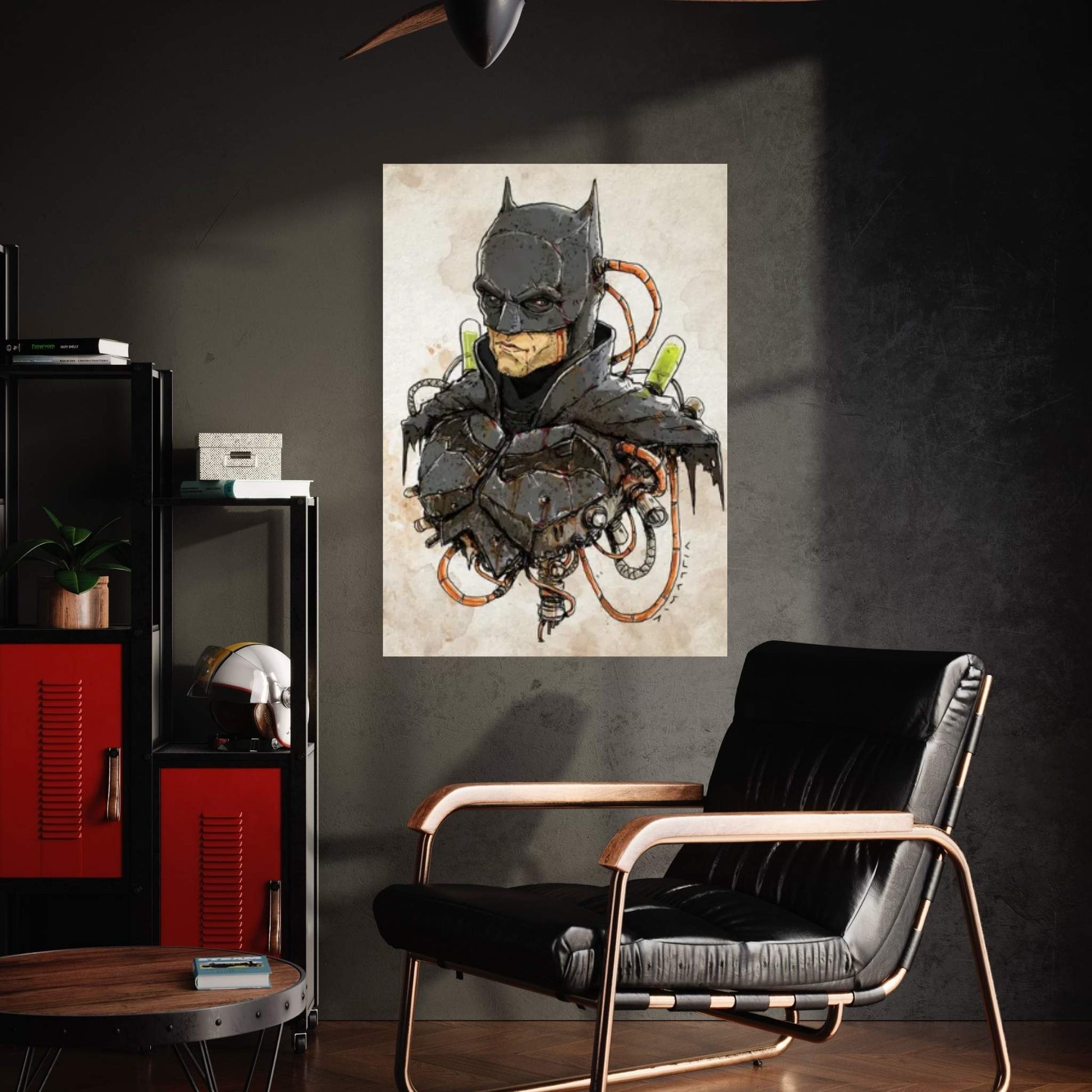 Rusty Batman Canvas Wall Art - Y Canvas