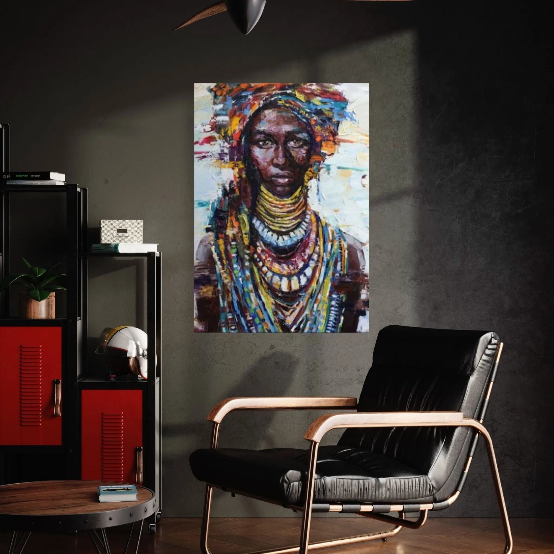 African Woman Art, African Woman Canvas, Wall Art Pictures, Black Canvas - Y Canvas