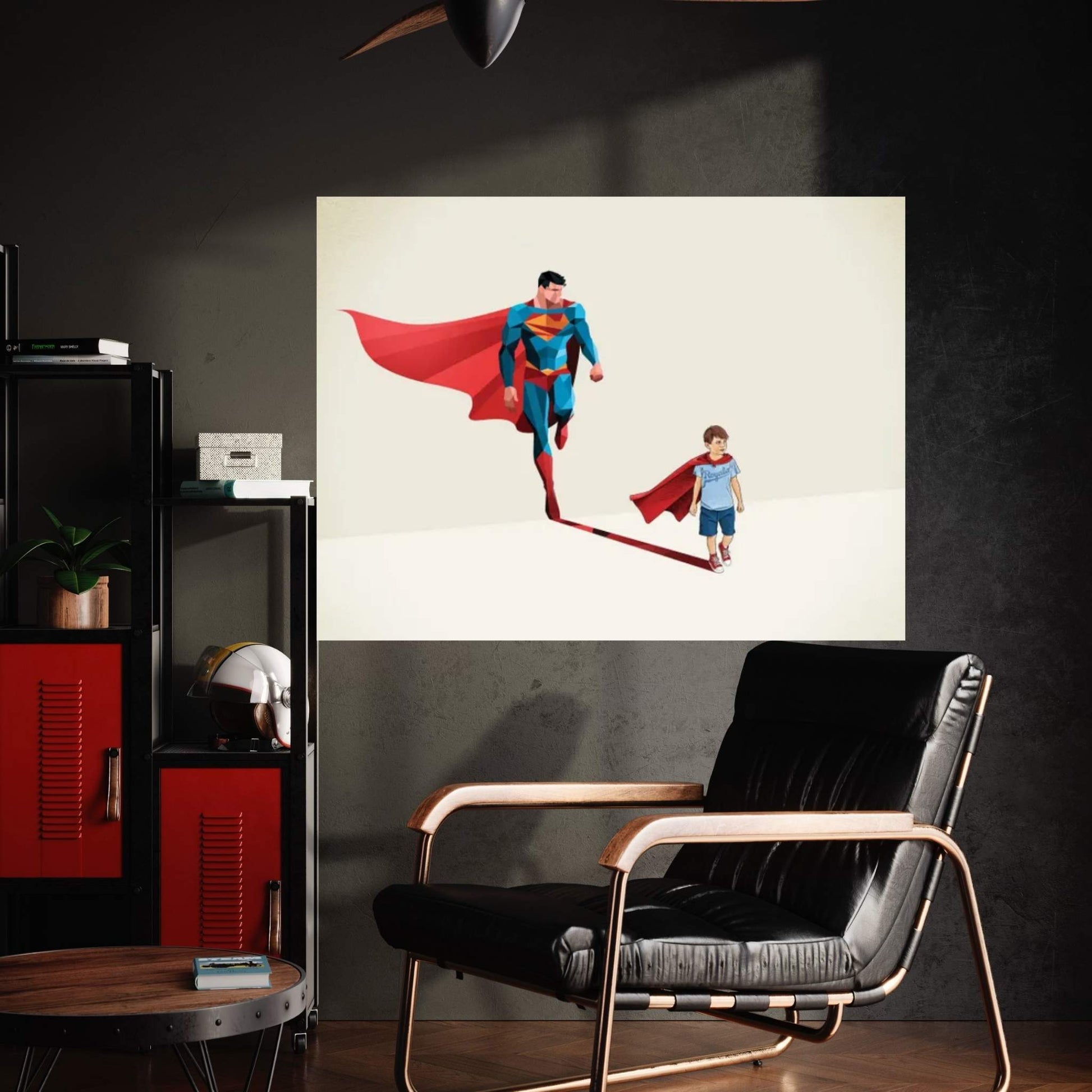 Super Shadows Boy Of Tomorrow Canvas Wall Art - Y Canvas