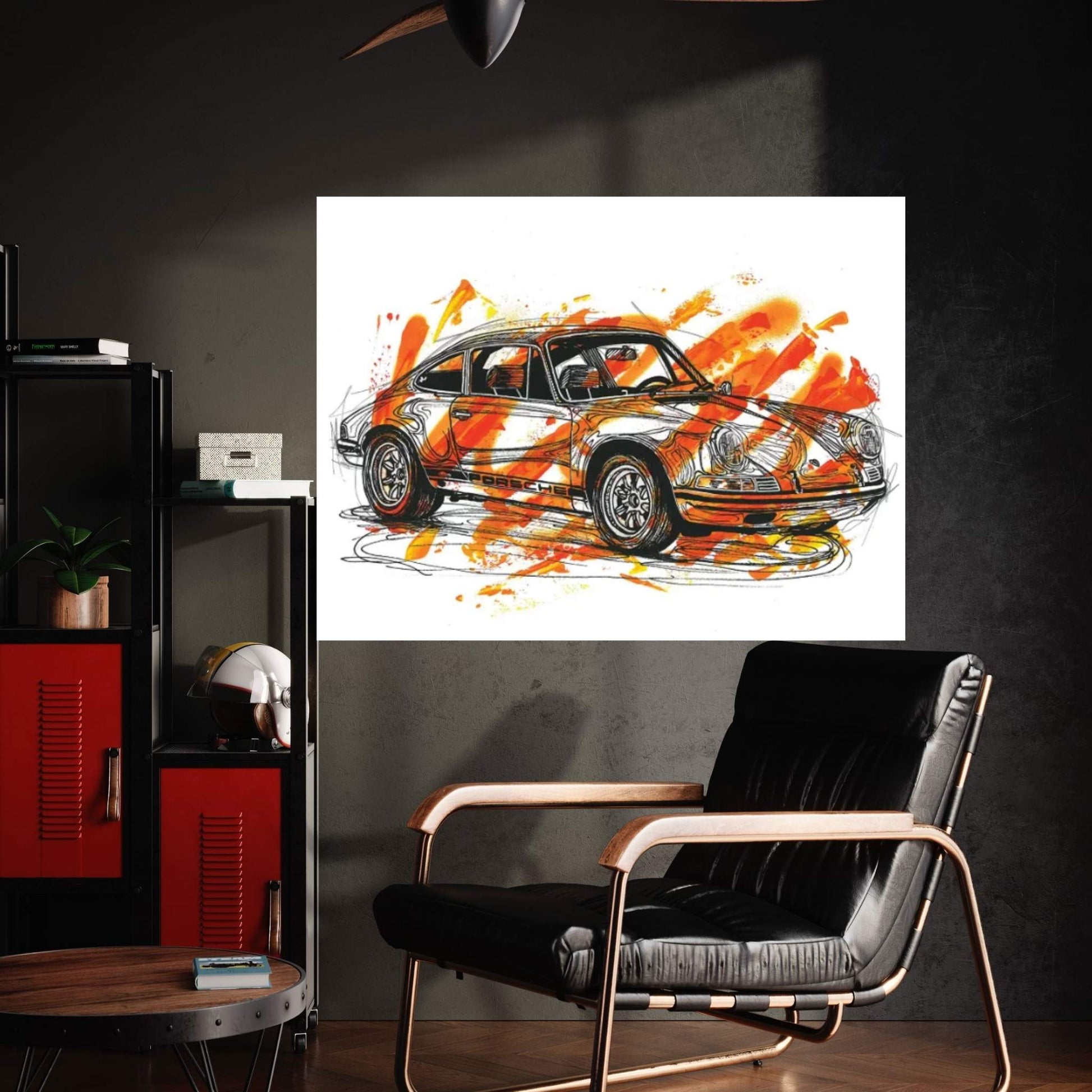 Porsche 911 ST 1970 Canvas Wall Art - Y Canvas