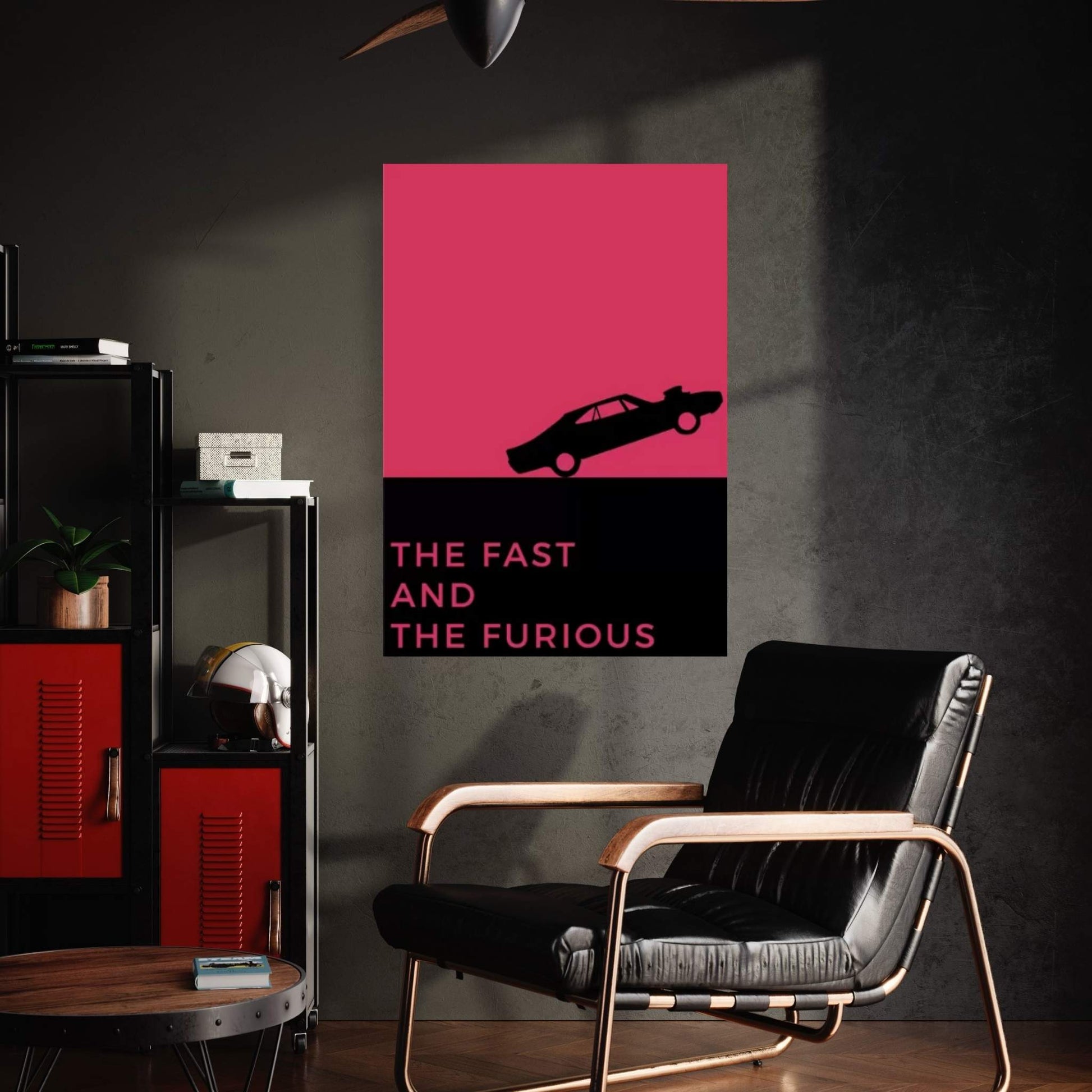 The Fast And The Furious Minimalist Poster Canvas Wall Art - Y Canvas