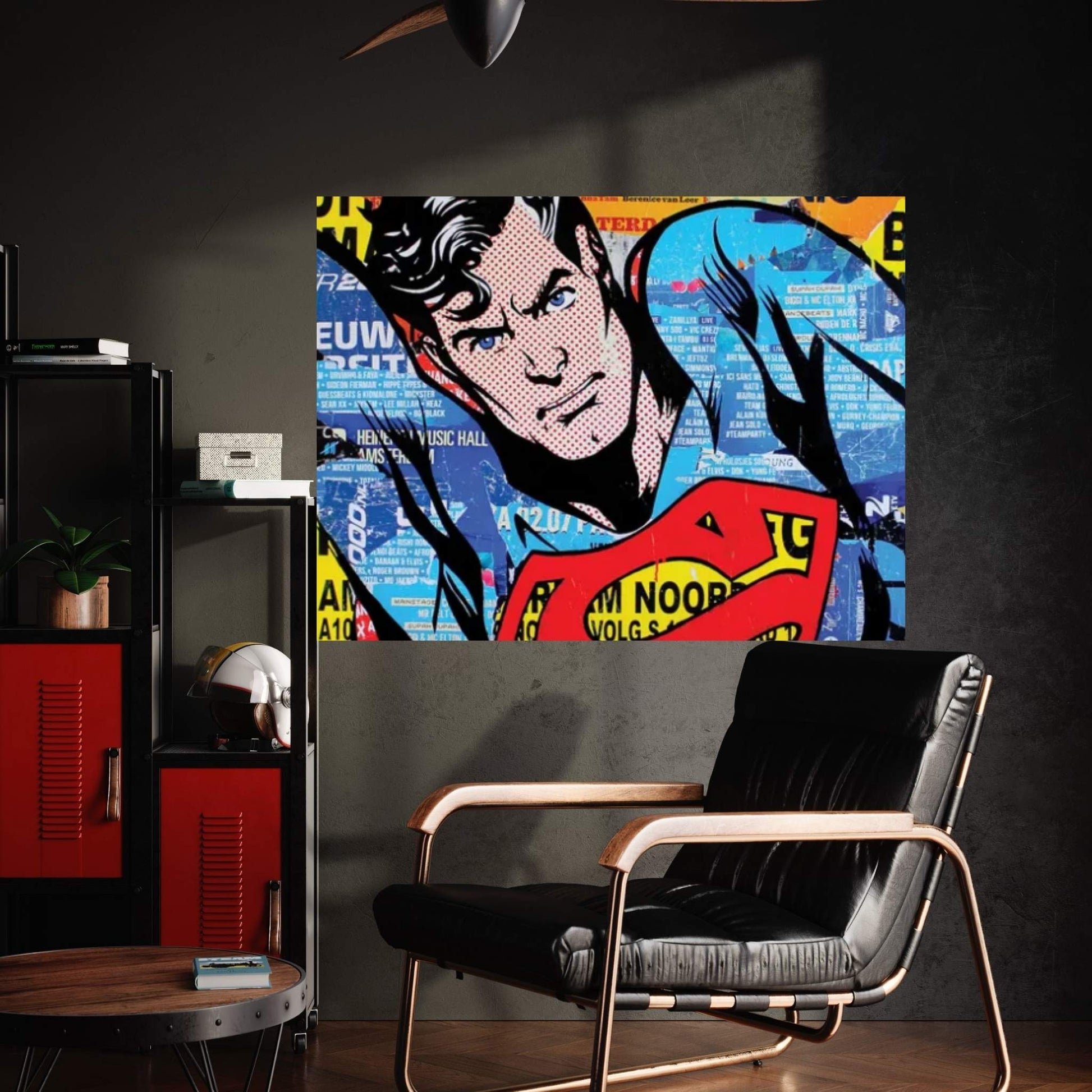 Superman Canvas Wall Art - Y Canvas