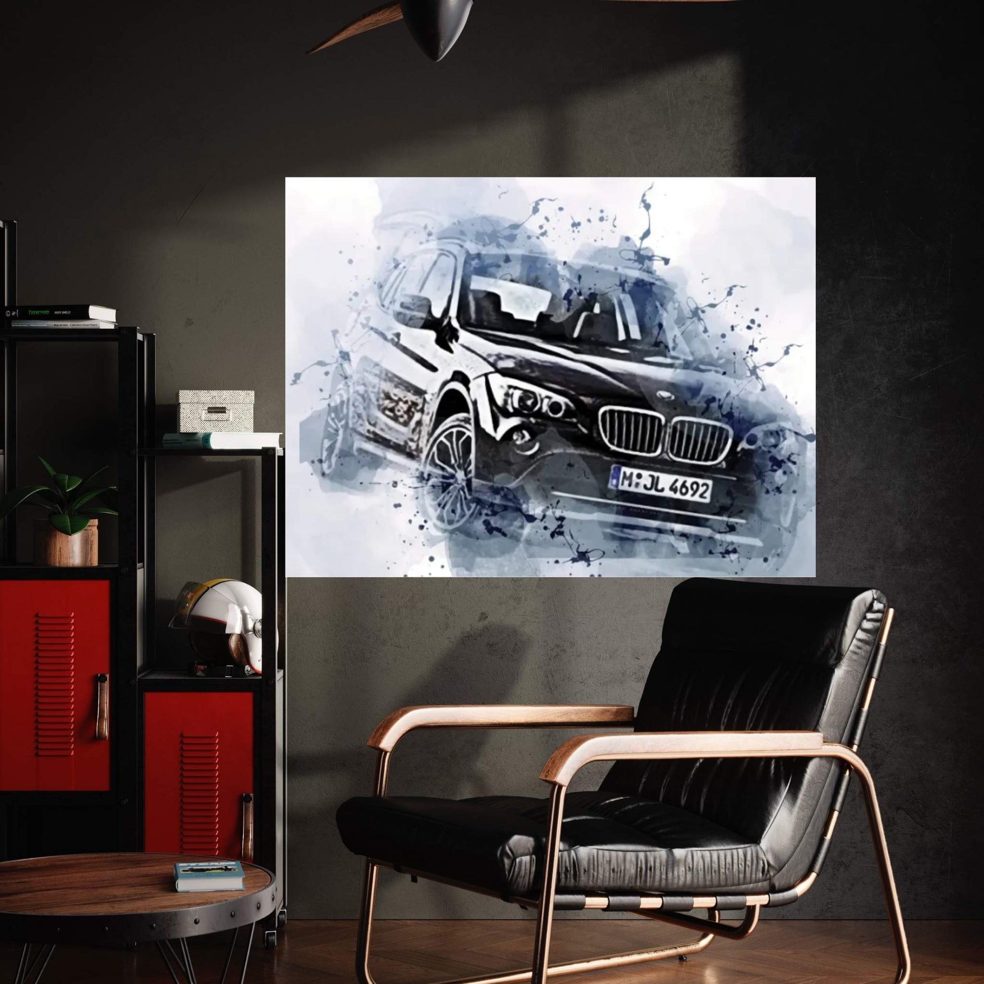 BMW X1 Xdrive28I Offroad 2010 Cars E84 Crossovers Canvas Wall Art - Y Canvas