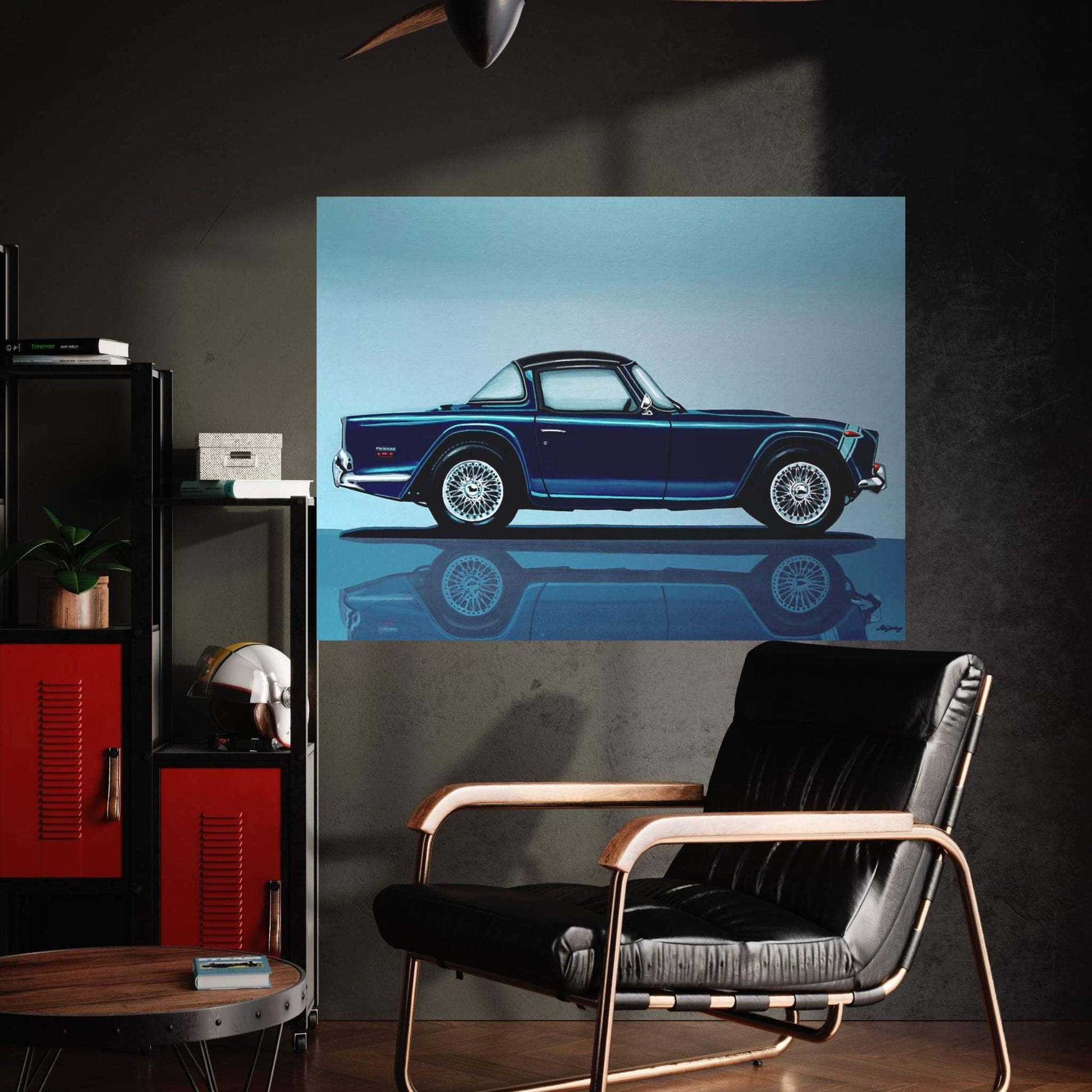 Triumph TR5 1968 Canvas Wall Art - Y Canvas