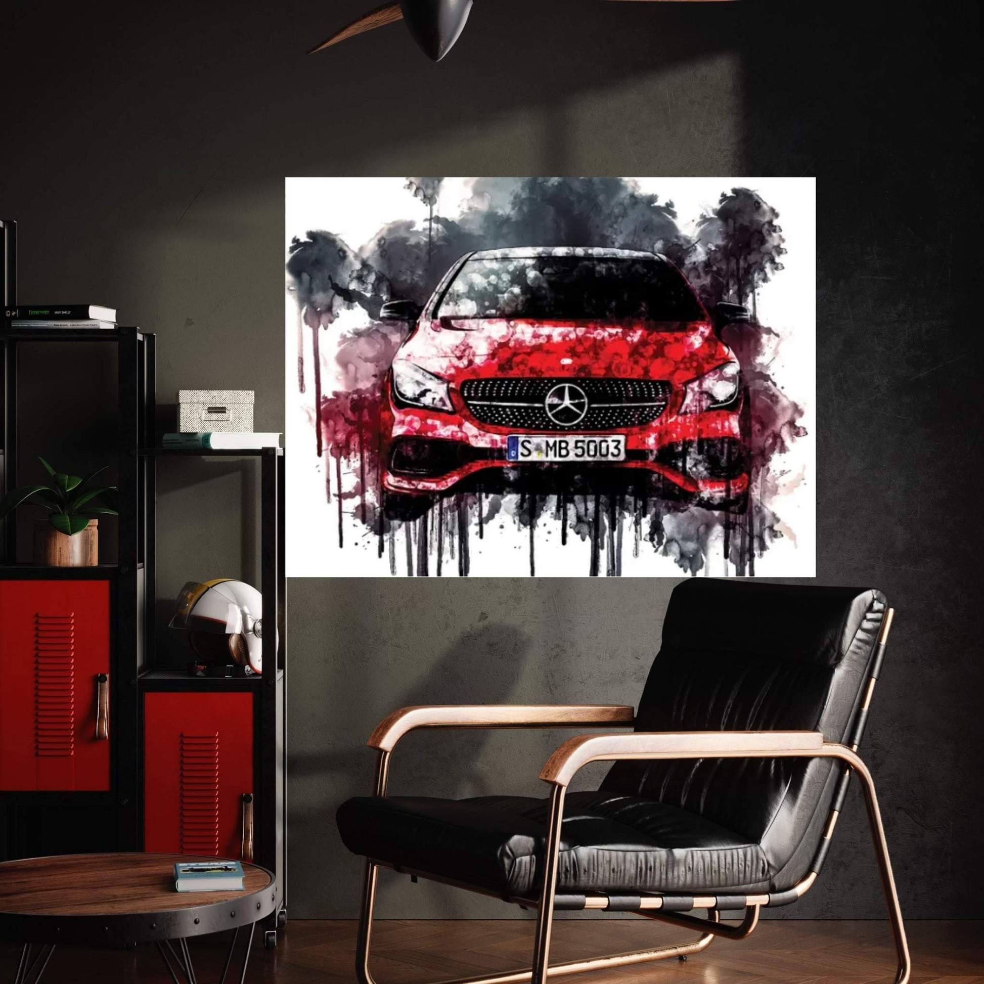 2017 Mercedes Benz CLA Canvas Wall Art - Y Canvas