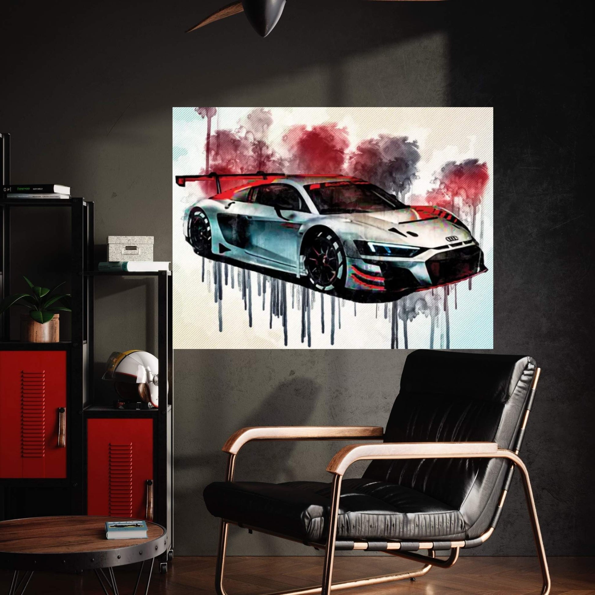 Audi R8 Lms Gt3 2019 Exterior Racing Car Tuning R8 Canvas Wall Art - Y Canvas