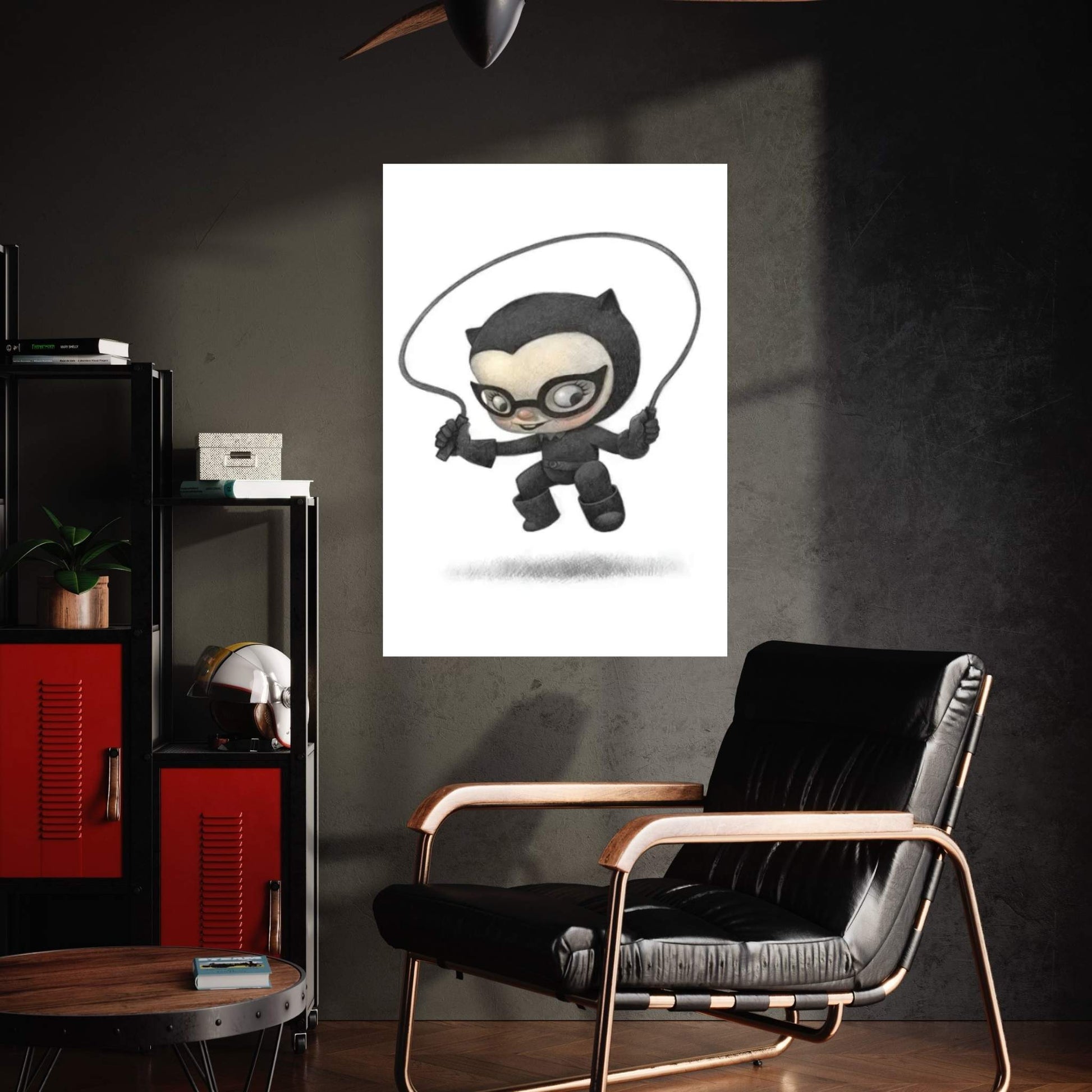 Baby Batgirl Canvas Wall Art - Y Canvas