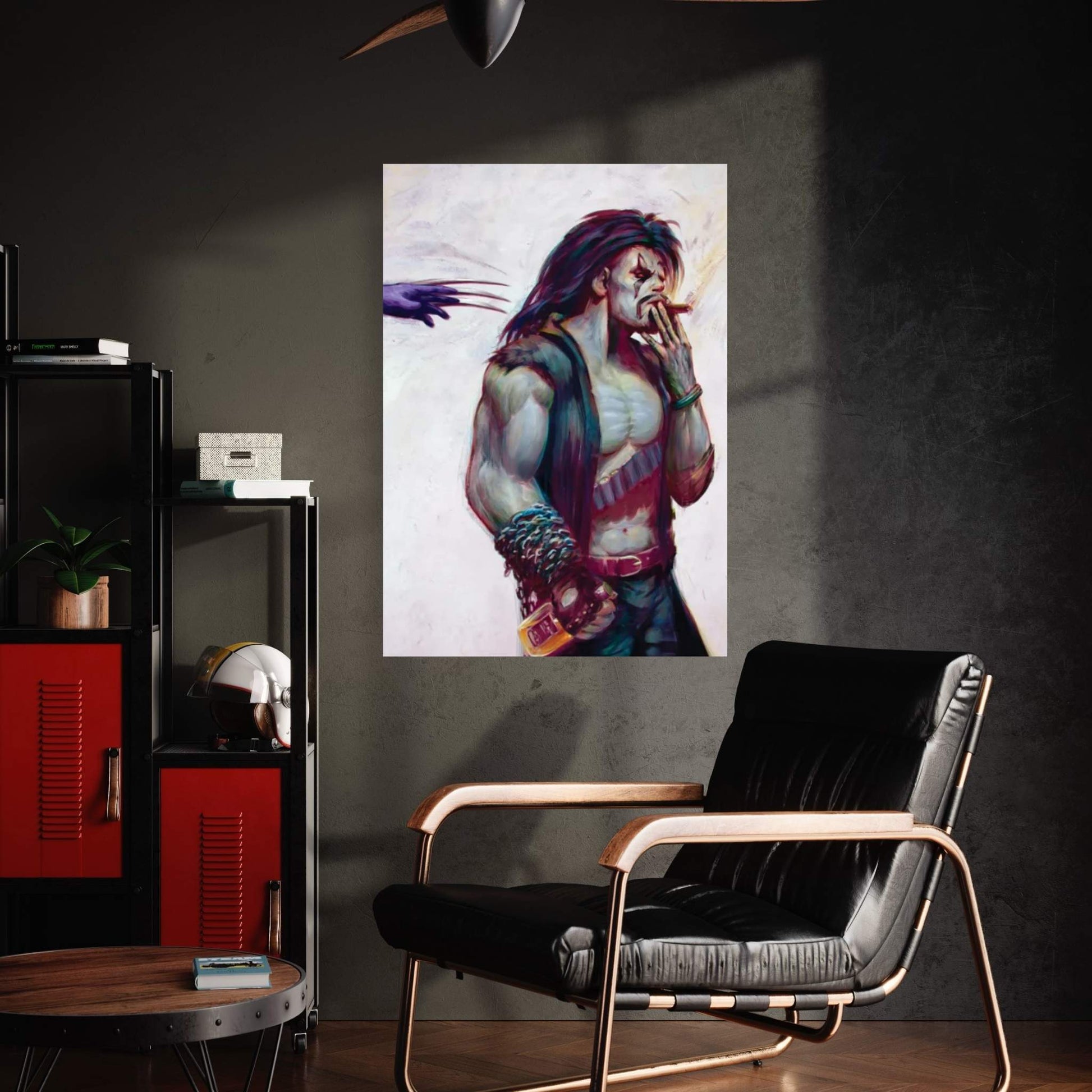 Lobo Vs. Wolverine Canvas Wall Art - Y Canvas