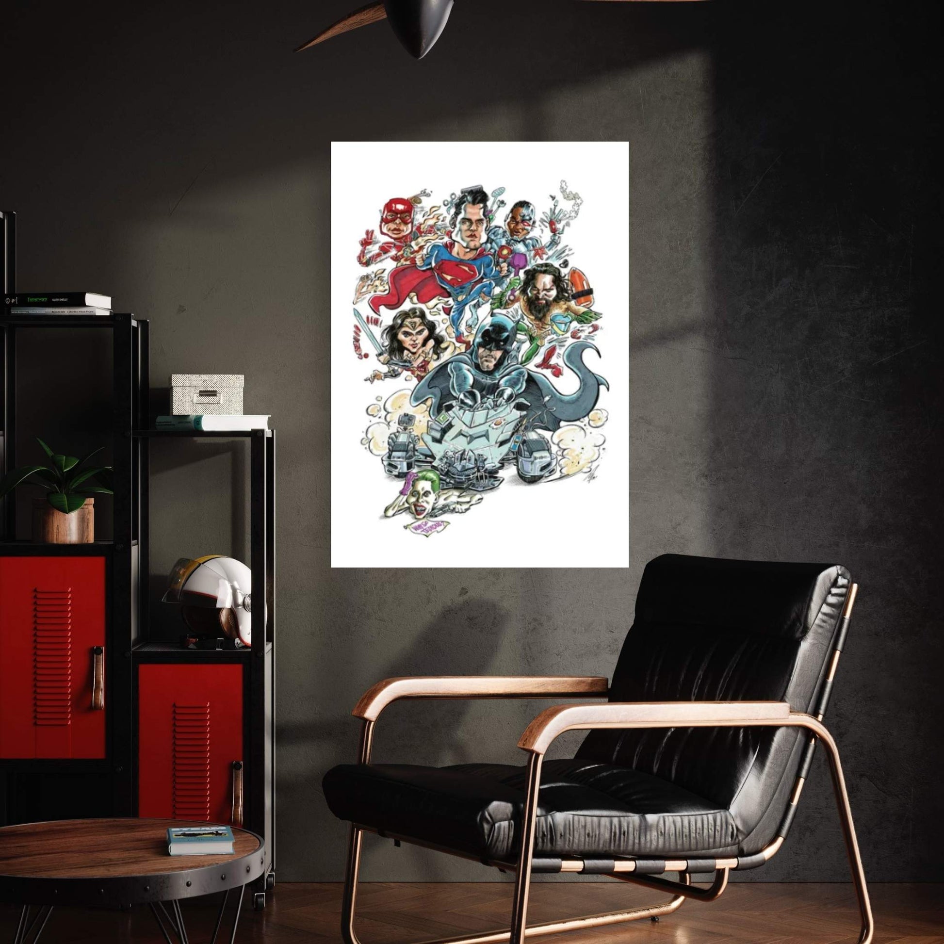 Justice League Canvas Wall Art - Y Canvas