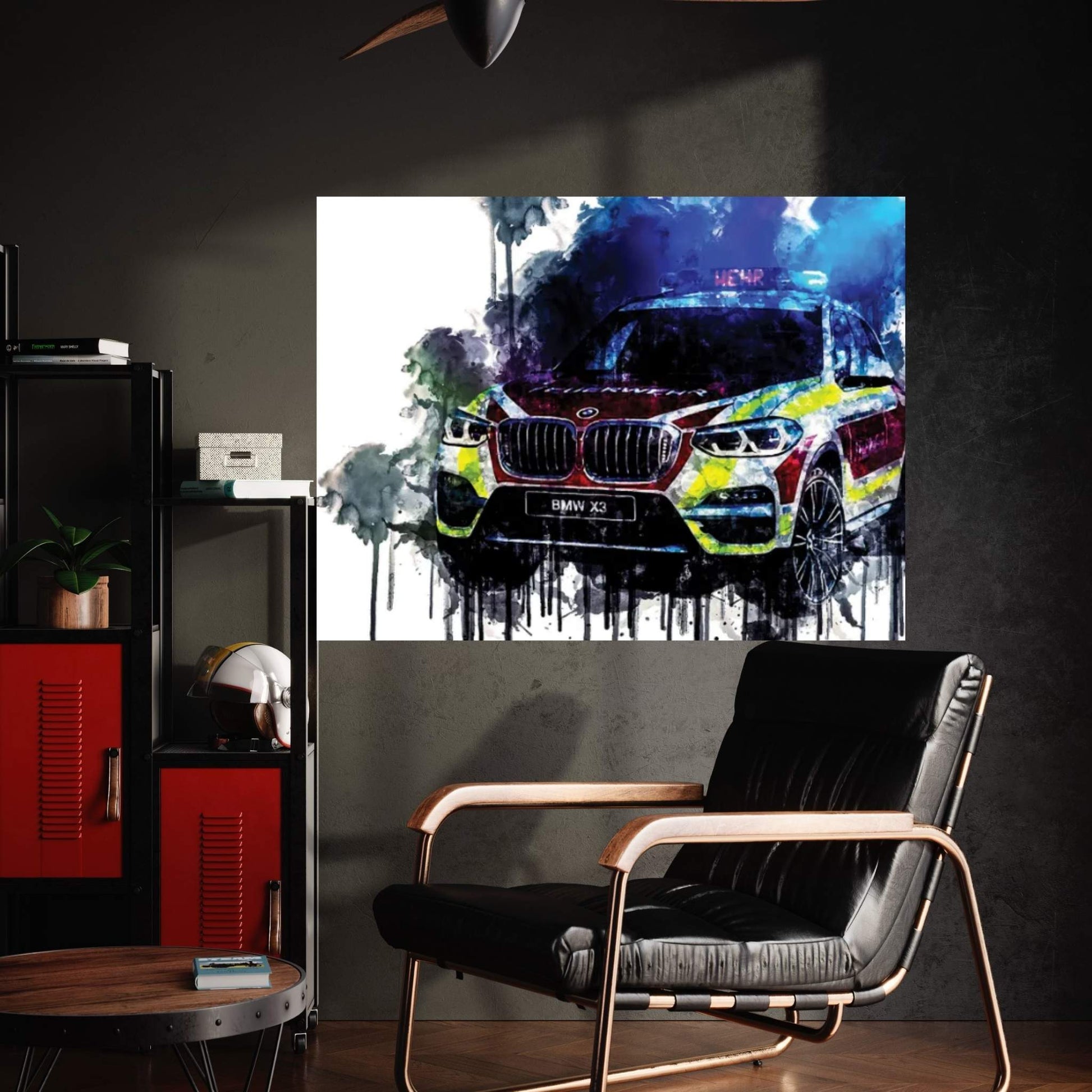 2018 BMW X3 xDrive20d Feuerwehr Canvas Wall Art - Y Canvas