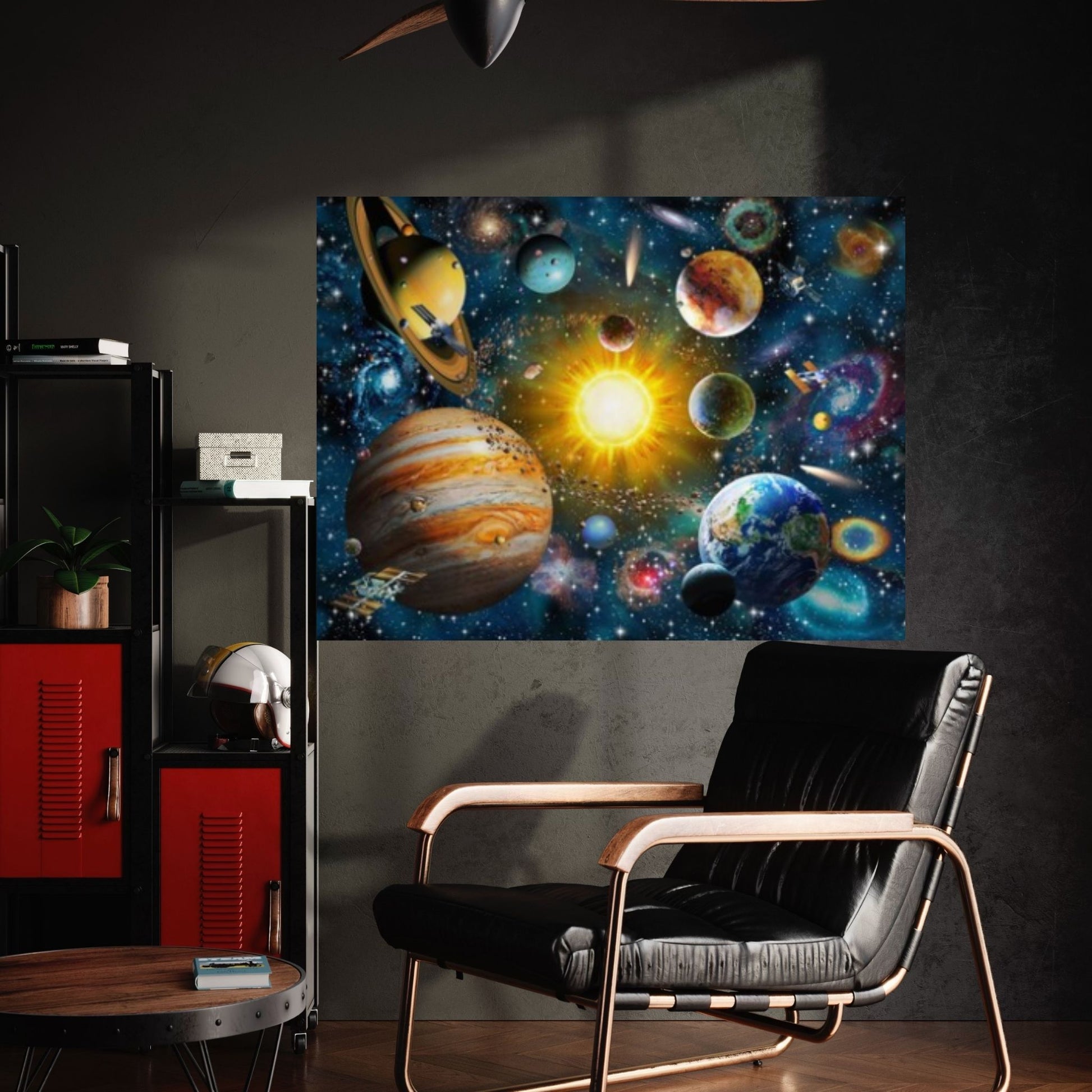 Amazing Solar System Outer Space Canvas Wall Art - Y Canvas