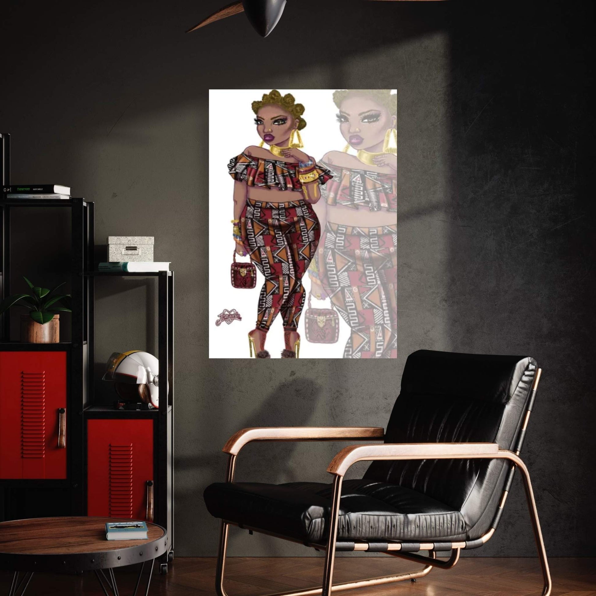 Wakanda Fashion IV Canvas Wall Art - Y Canvas