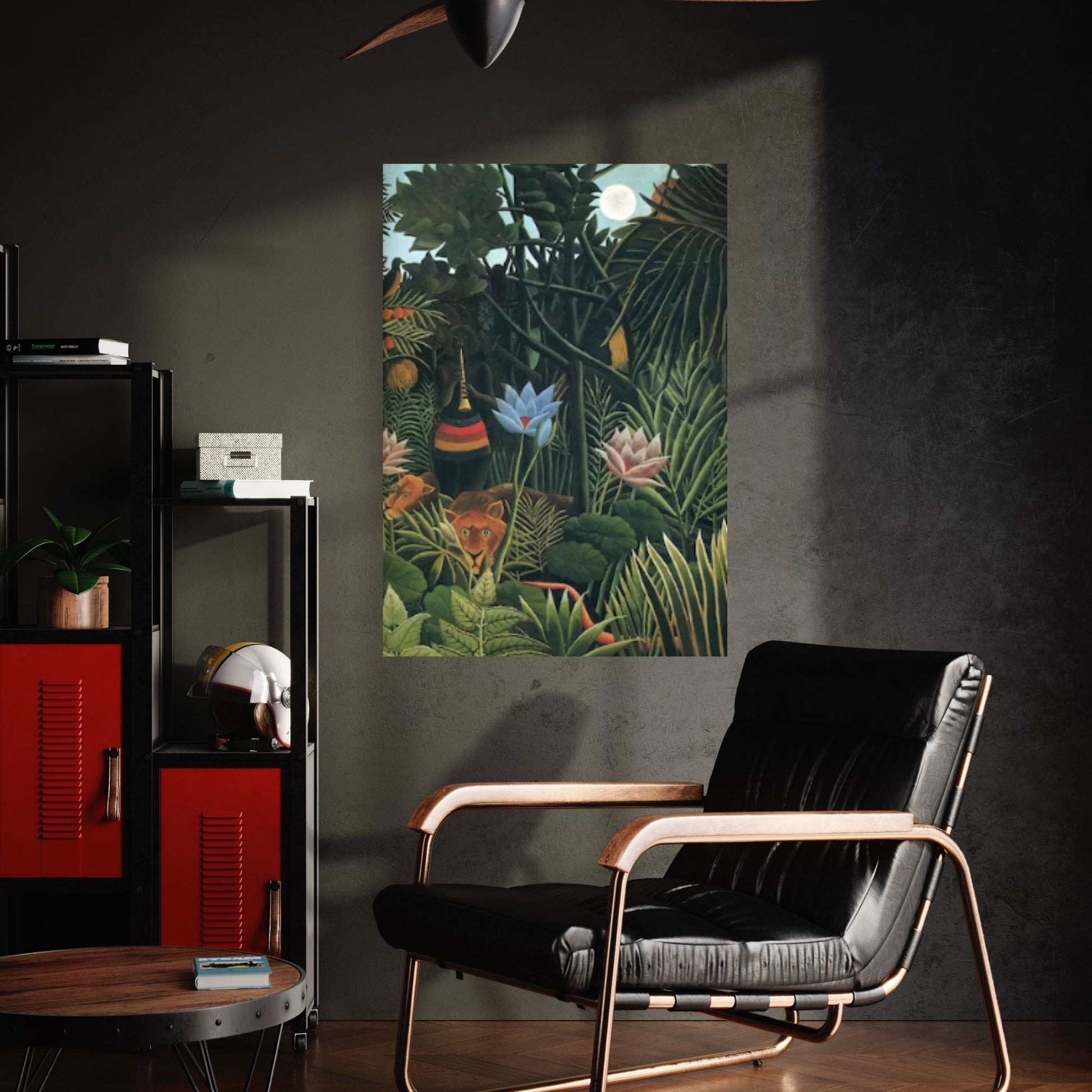 Henri Rousseau The Dream Canvas Wall Art Poster, Tropical Exhibition Canvas Wall Art Poster - Y Canvas