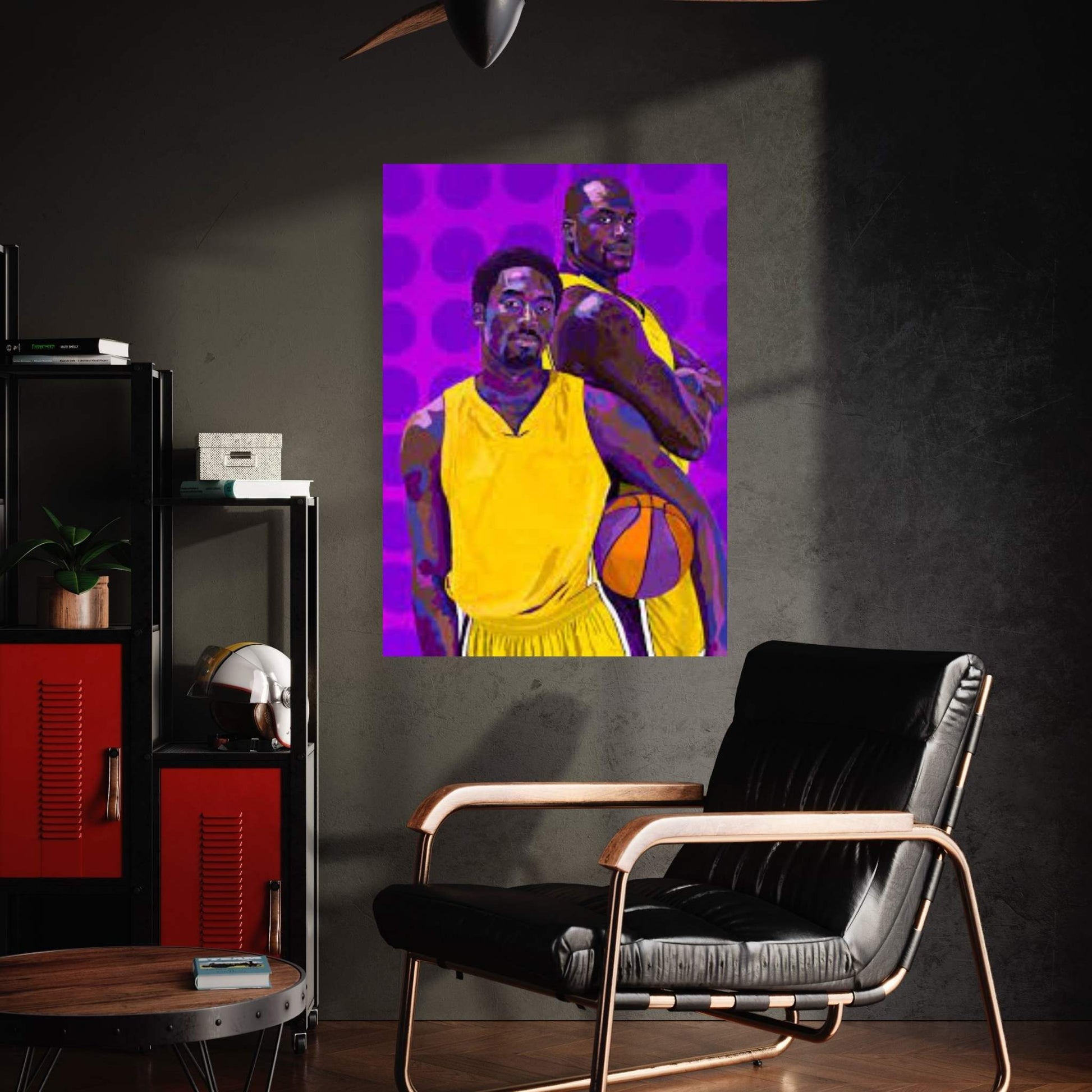 The Dynamic Duo Canvas Wall Art - Y Canvas