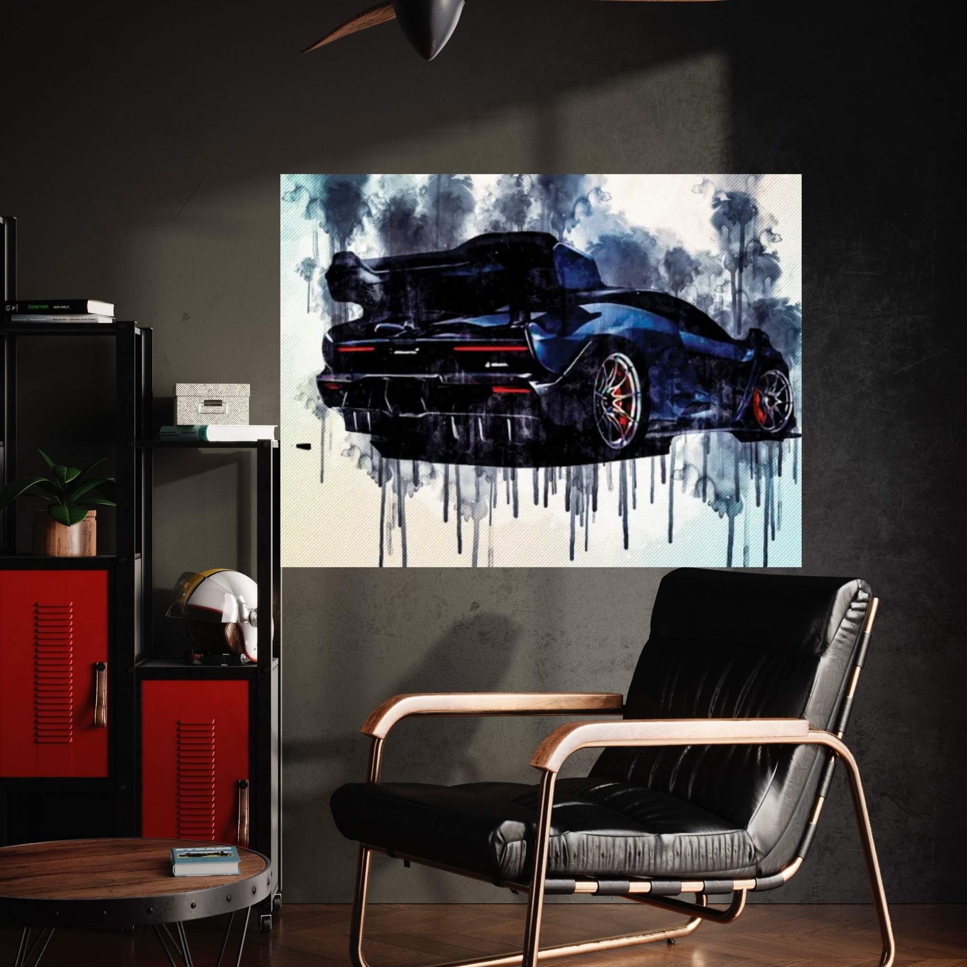 Mclaren Senna 2019 Rear View Hypercar Supercar Canvas Wall Art - Y Canvas