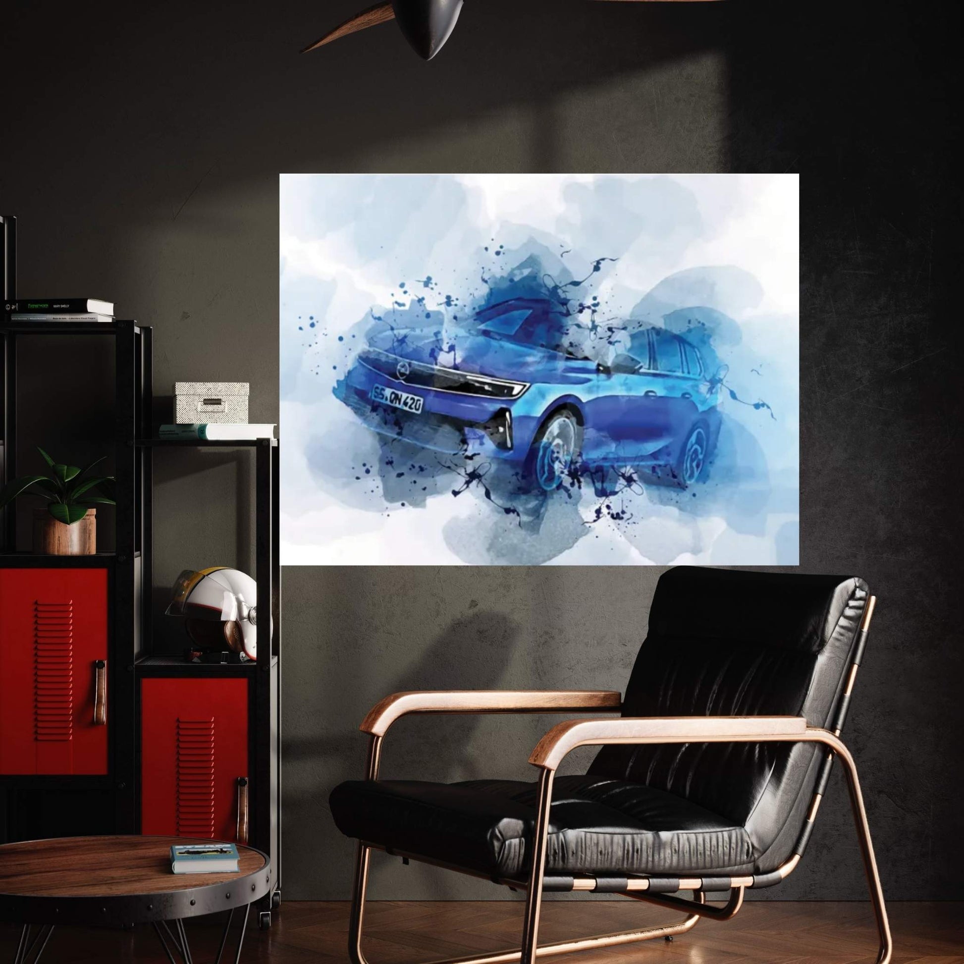 2022 Opel Astra Sports Tourer Exterior Canvas Wall Art - Y Canvas