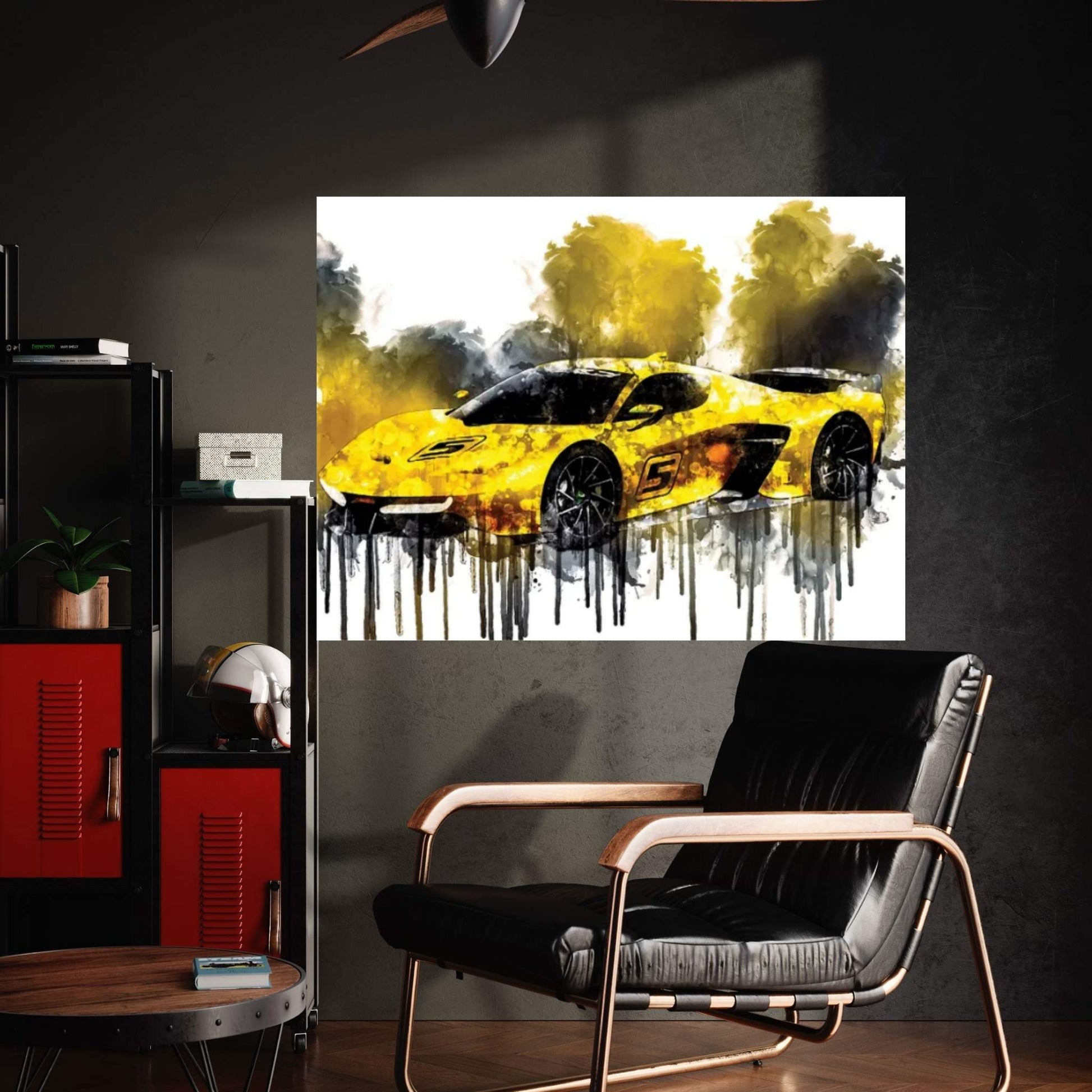 2017 Fittipaldi EF7 Vision Gran Turismo Canvas Wall Art - Y Canvas