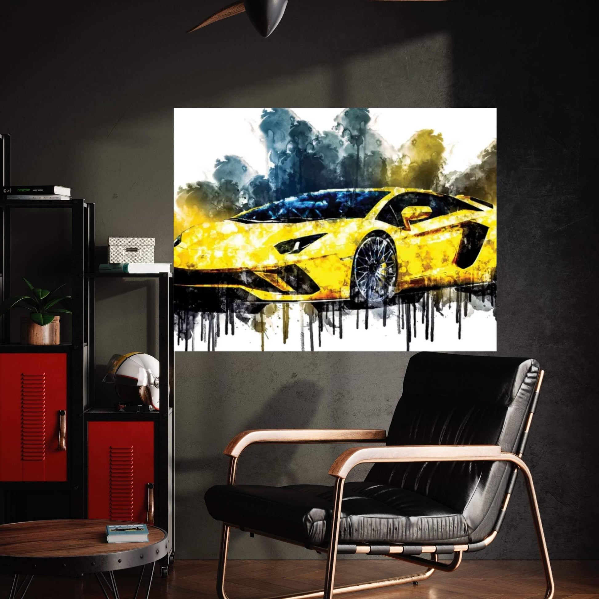 2017 Lamborghini Aventador S Vehicle CXVI Canvas Wall Art - Y Canvas