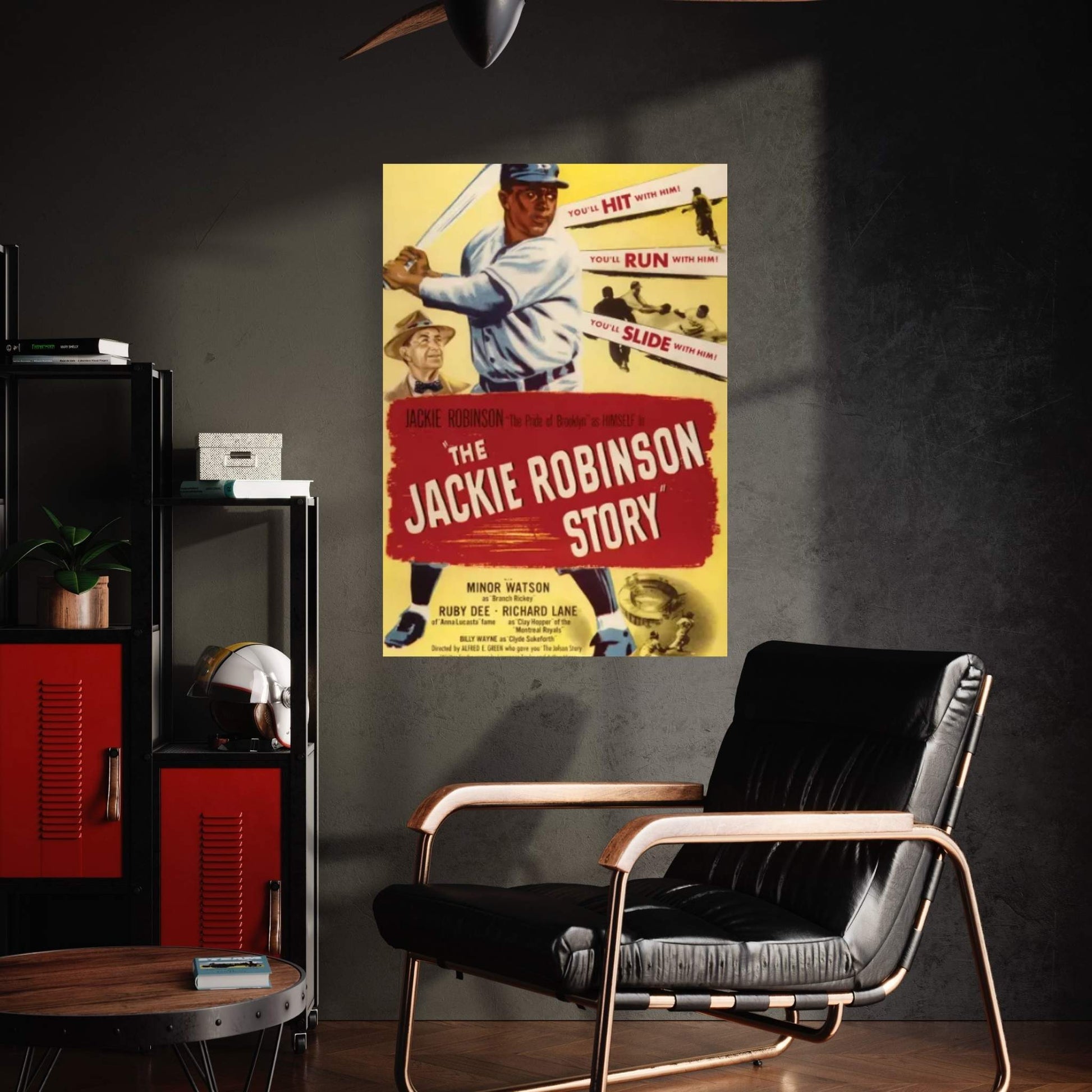 The Jackie Robinson Story Canvas Wall Art - Y Canvas