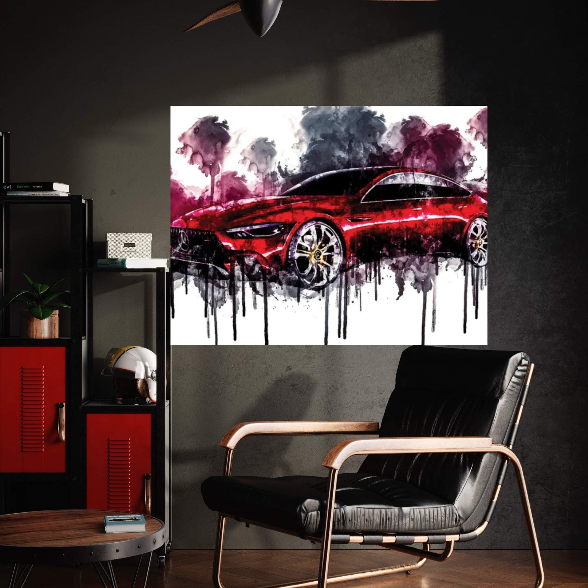 2017 Mercedes AMG GT Concept Vehicle CLXXXV Canvas Wall Art - Y Canvas