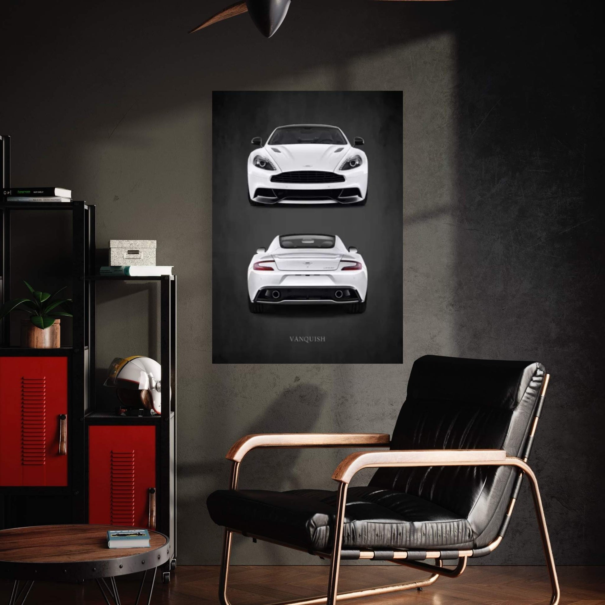 Aston Martin Vanquish Canvas Wall Art - Y Canvas