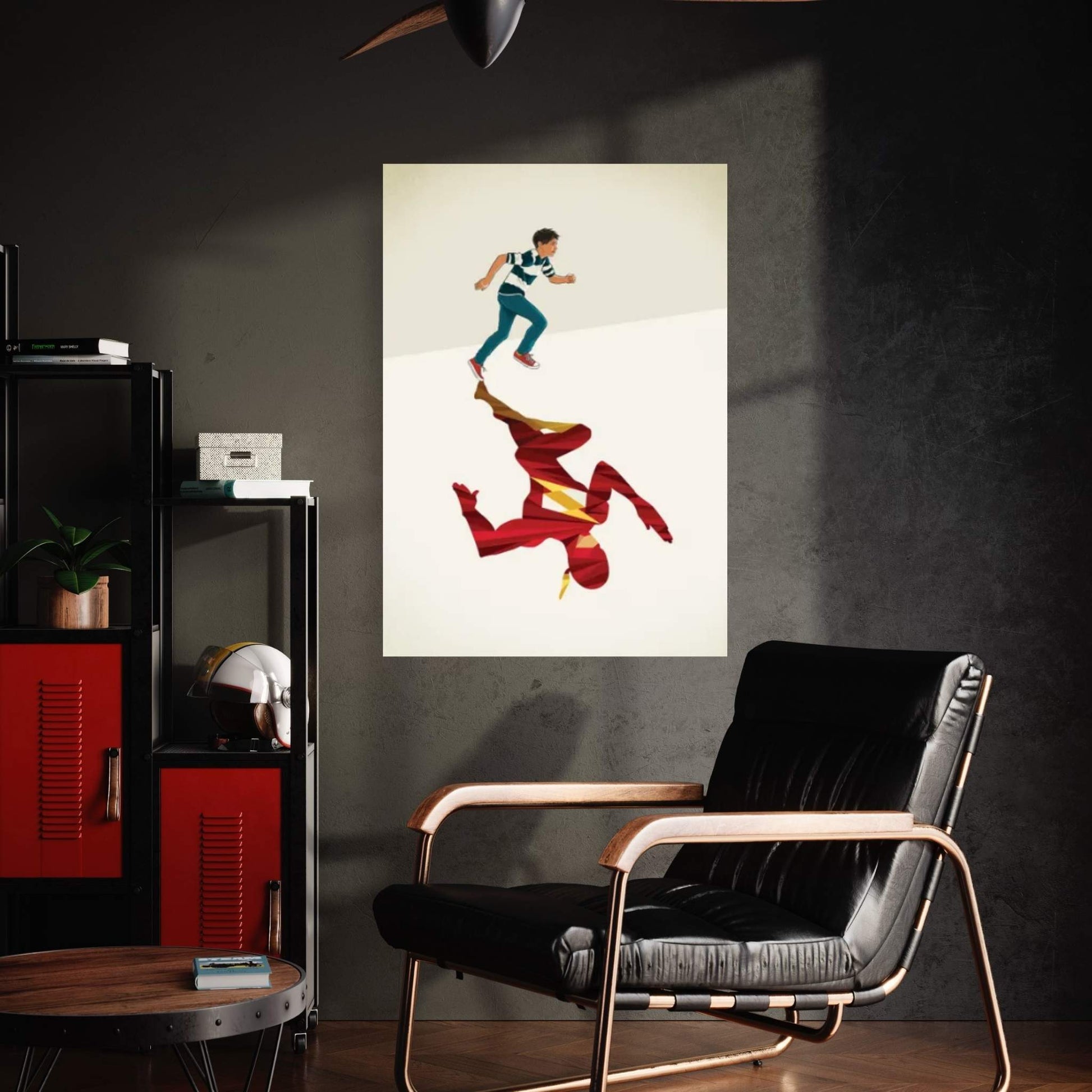 Scarlet Speedster 2 Canvas Wall Art - Y Canvas