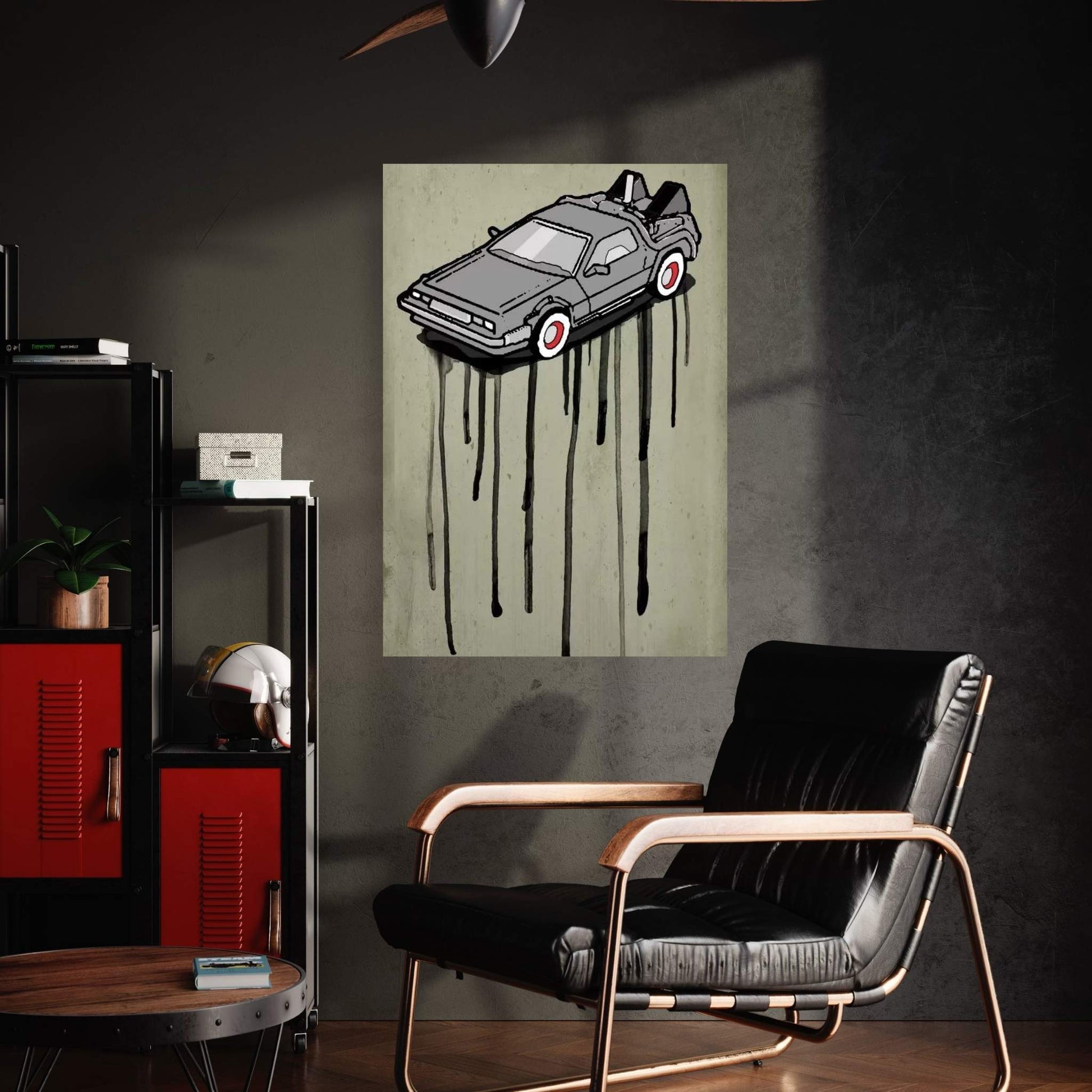 DeLorean Canvas Wall Art - Y Canvas