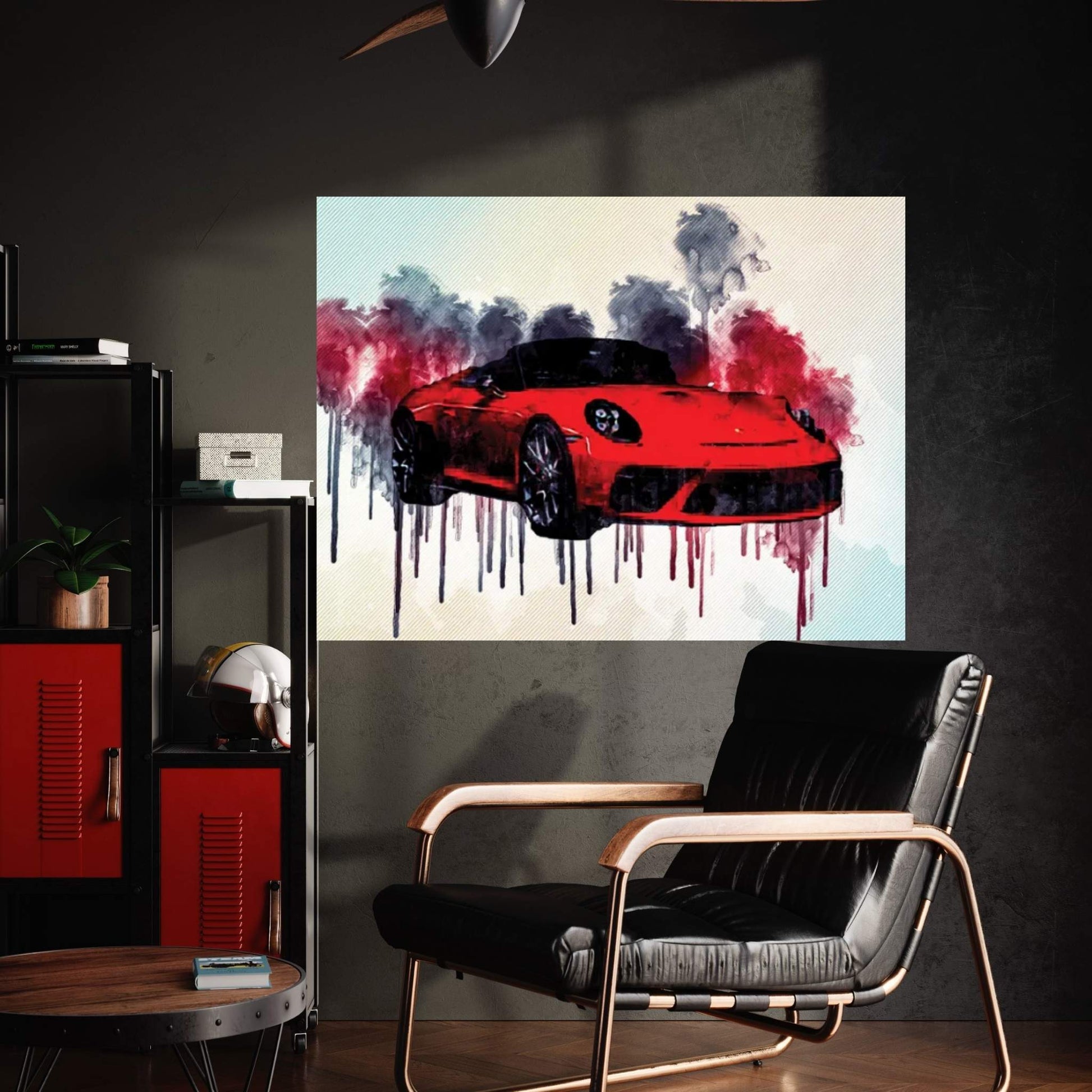 Porsche 911 Speedster Ii Concept 2018 Red Sports Tuning Front View Exterior German Sports Cars Canvas Wall Art - Y Canvas