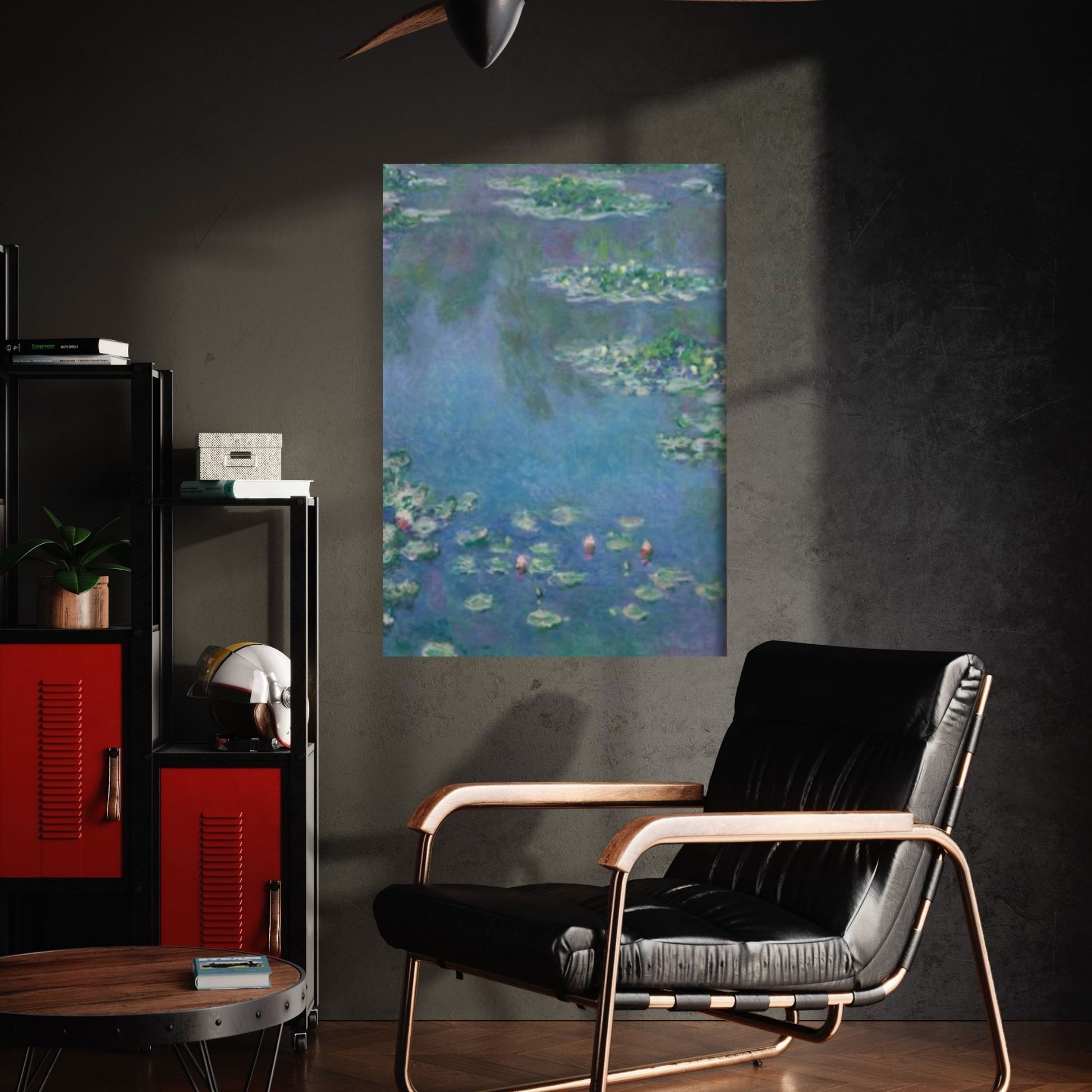 Claude Monet Exhibition Prints, Claude Monet Floral Print, Landscape wall arti Water lilies Claude Monet - Y Canvas