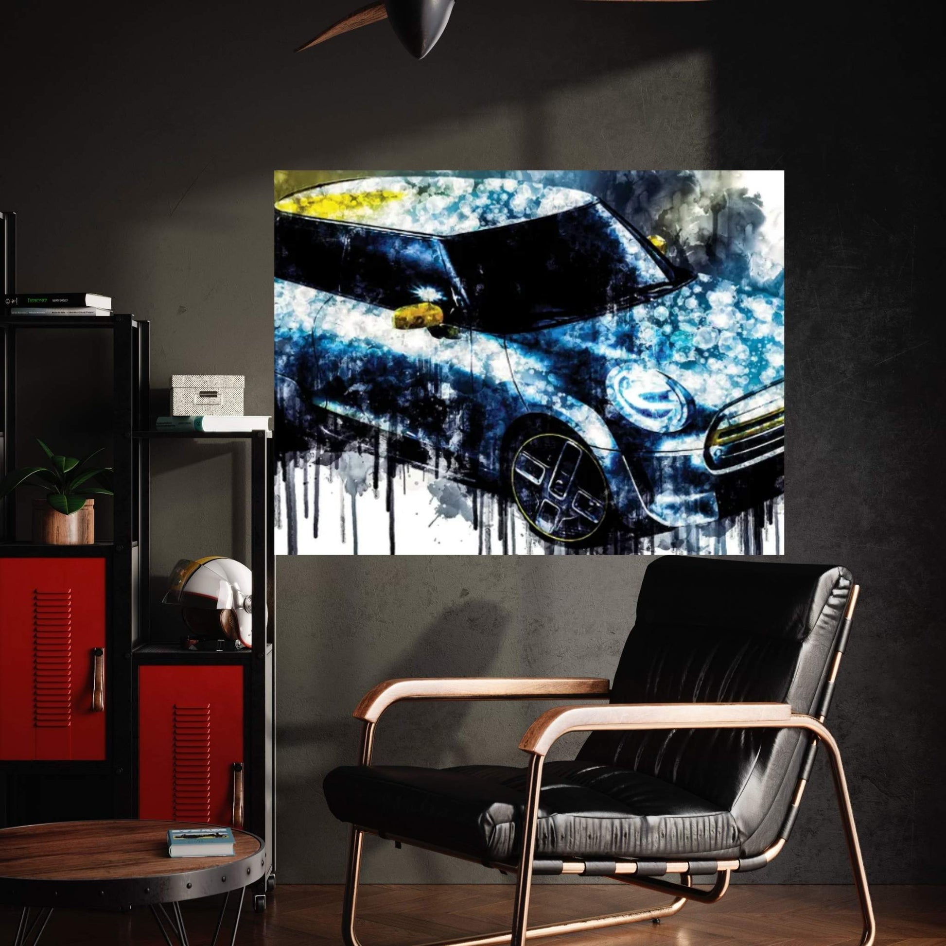 2017 Mini Electric Concept Vehicle CCXXVII Canvas Wall Art - Y Canvas