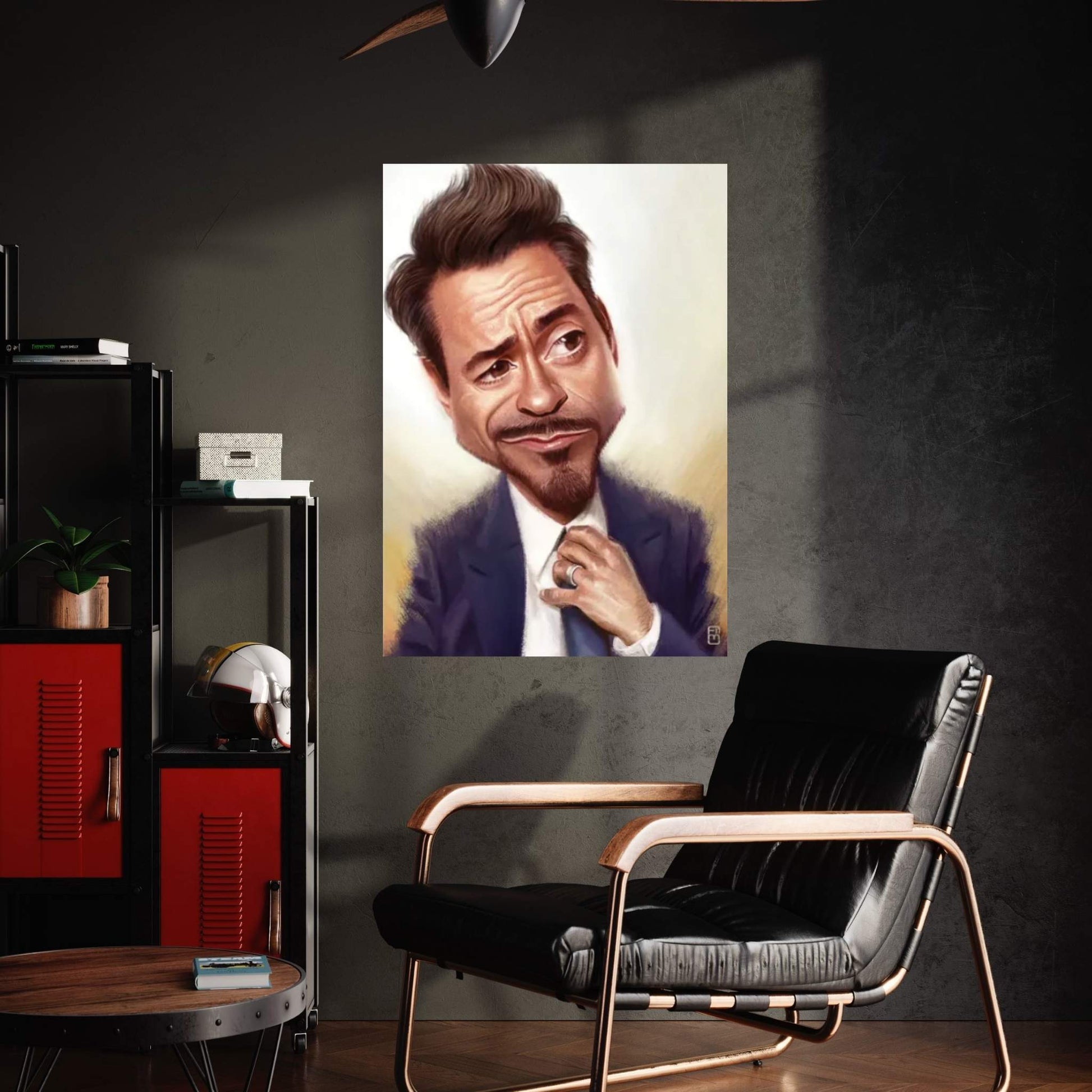 Robert Downey Jr. Canvas Wall Art - Y Canvas