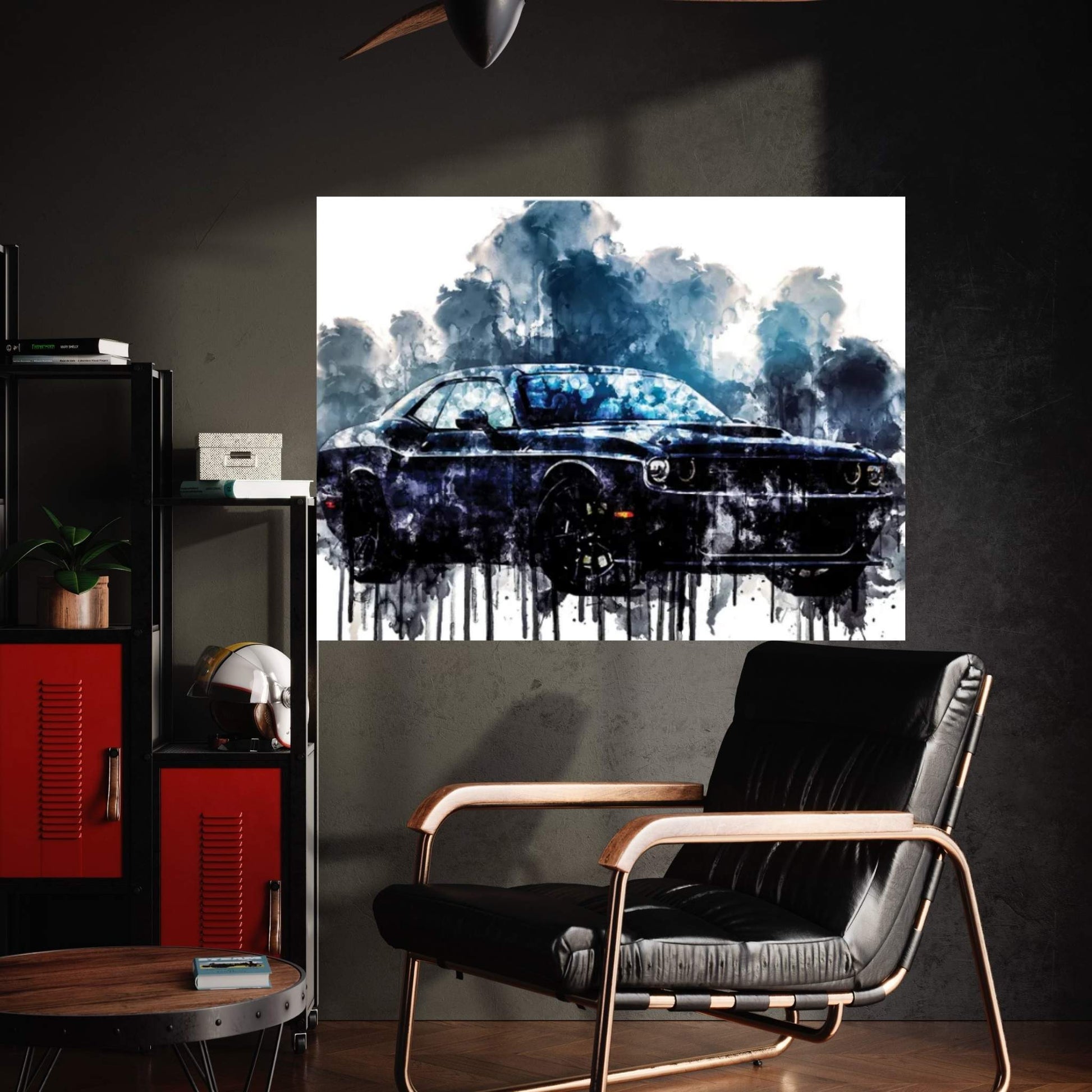 2017 Dodge Challenger TA Canvas Wall Art - Y Canvas