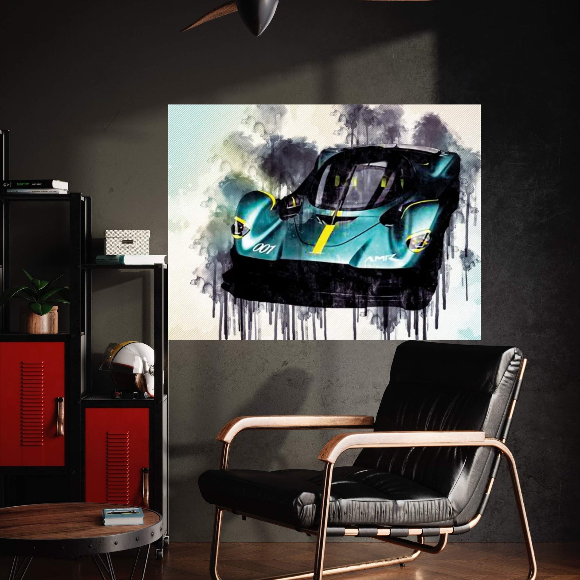 Aston Martin Valkyrie 2019 Hypercar Canvas Wall Art - Y Canvas