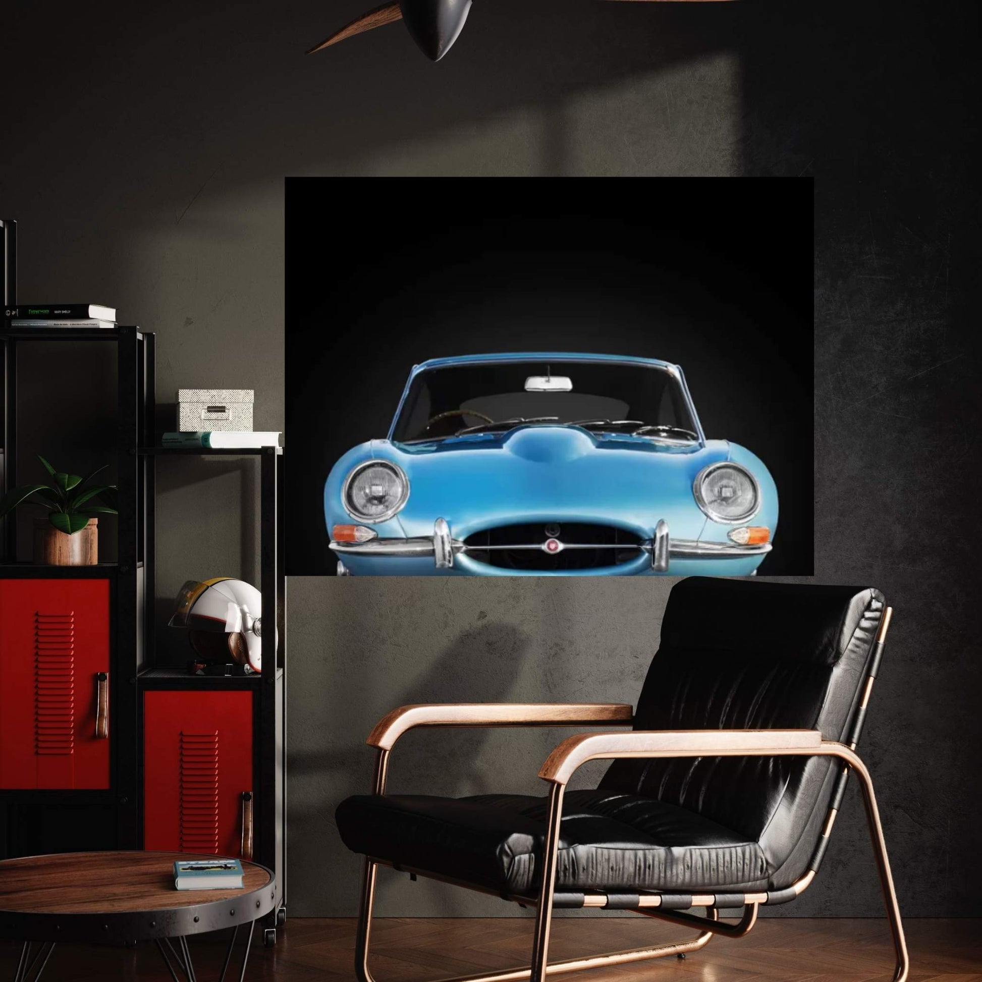 Jaguar E-Type Front Canvas Wall Art - Y Canvas