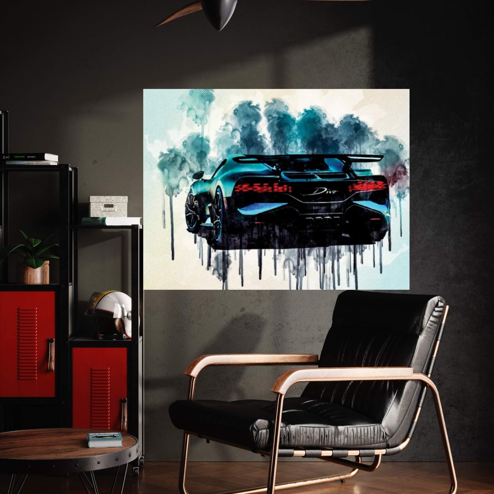 2019 Bugatti Divo Rear View New Hypercar Canvas Wall Art - Y Canvas