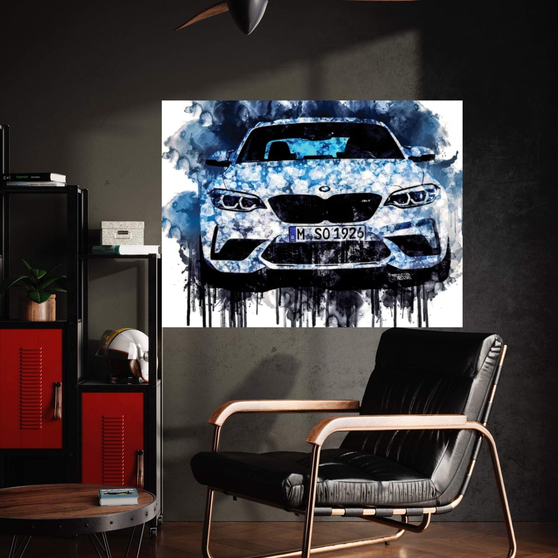 2018 BMW M2 Competition Canvas Wall Art - Y Canvas