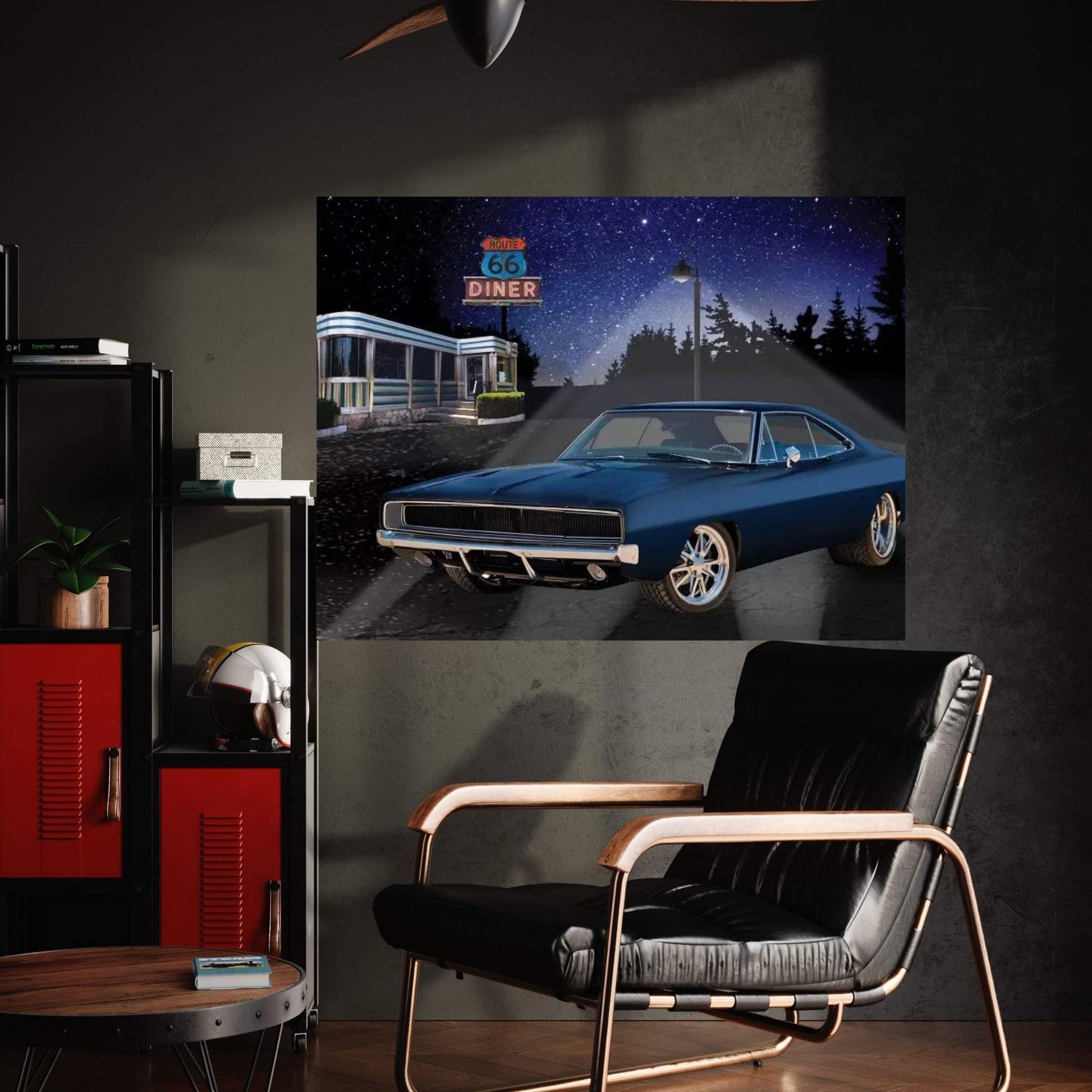 66 Muscle I Canvas Wall Art - Y Canvas