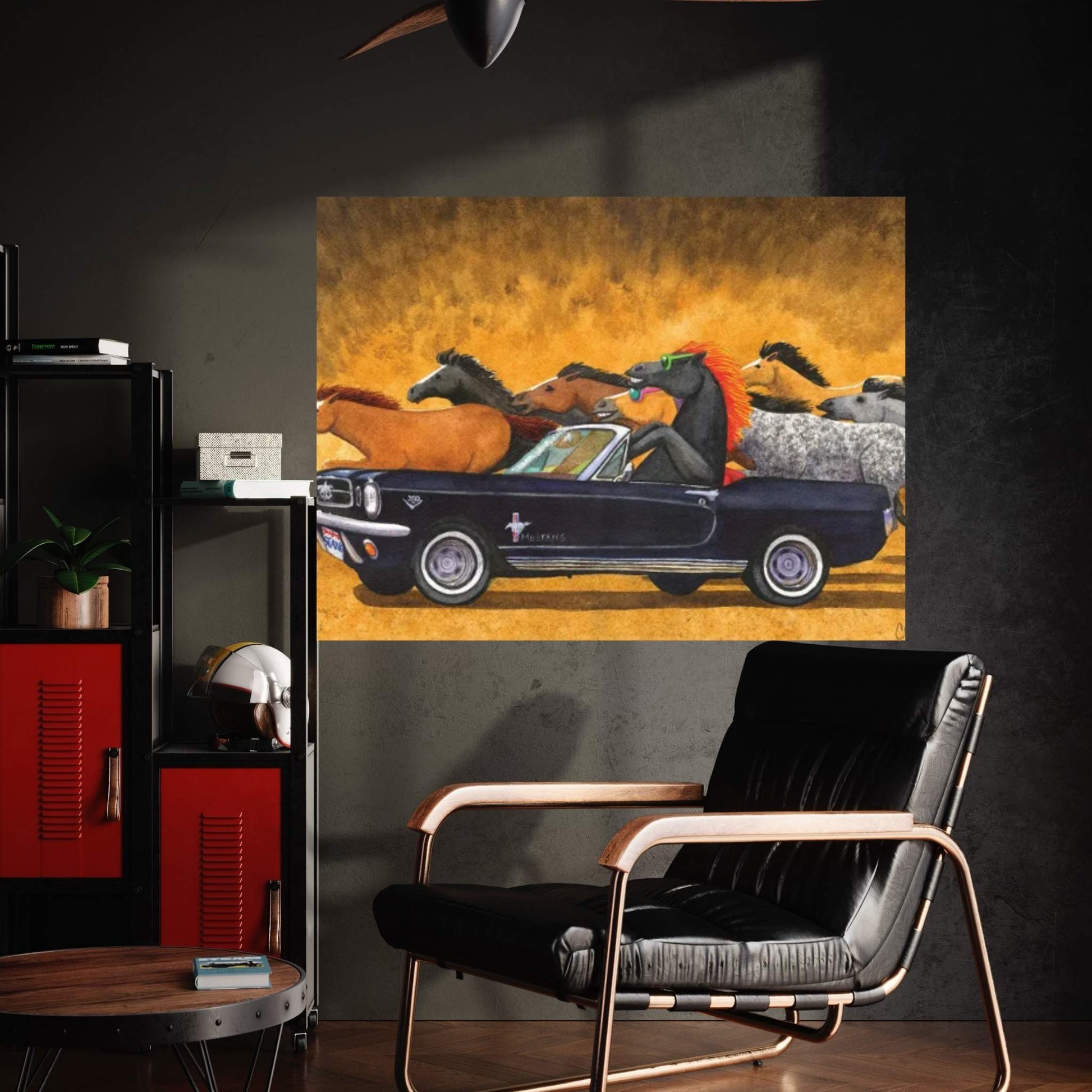 Stangs Canvas Wall Art - Y Canvas