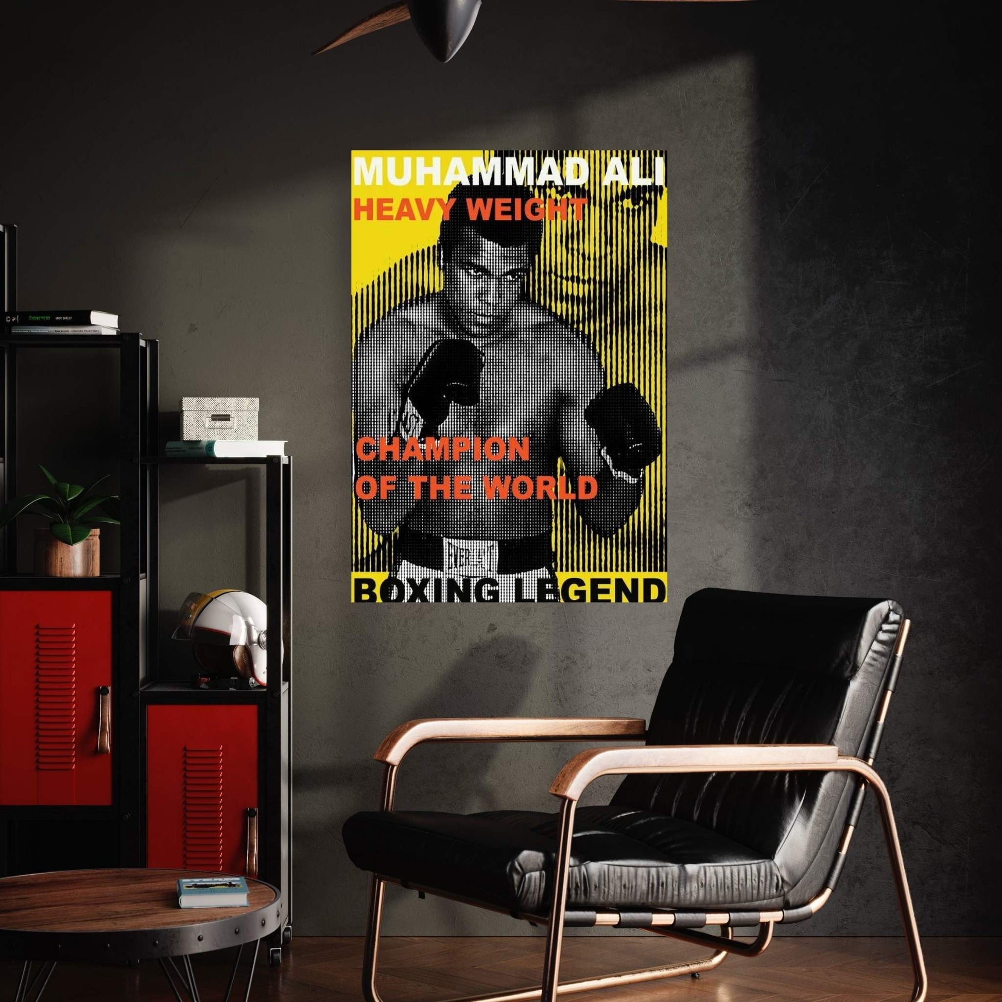 The Boxing Legend Canvas Wall Art - Y Canvas