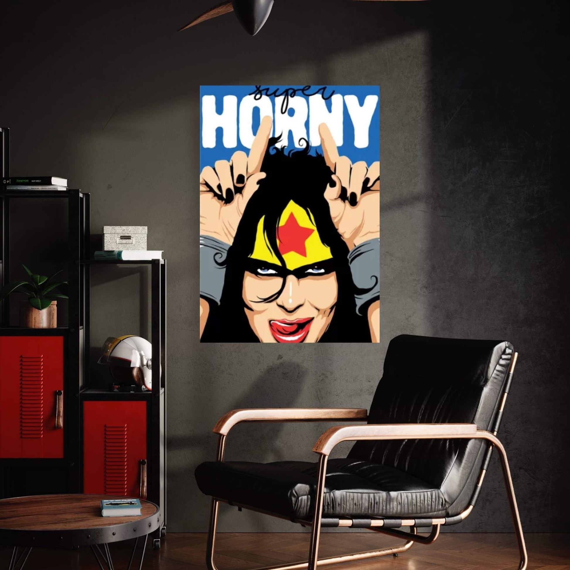 Super Horny Canvas Wall Art - Y Canvas