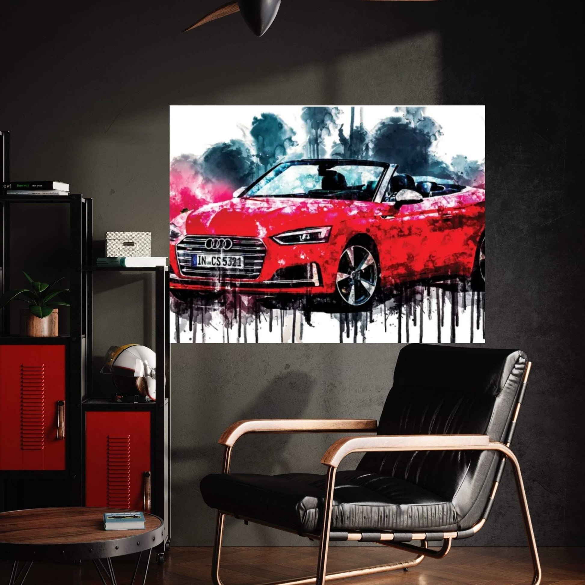 2017 Audi S5 Cabriolet Canvas Wall Art - Y Canvas