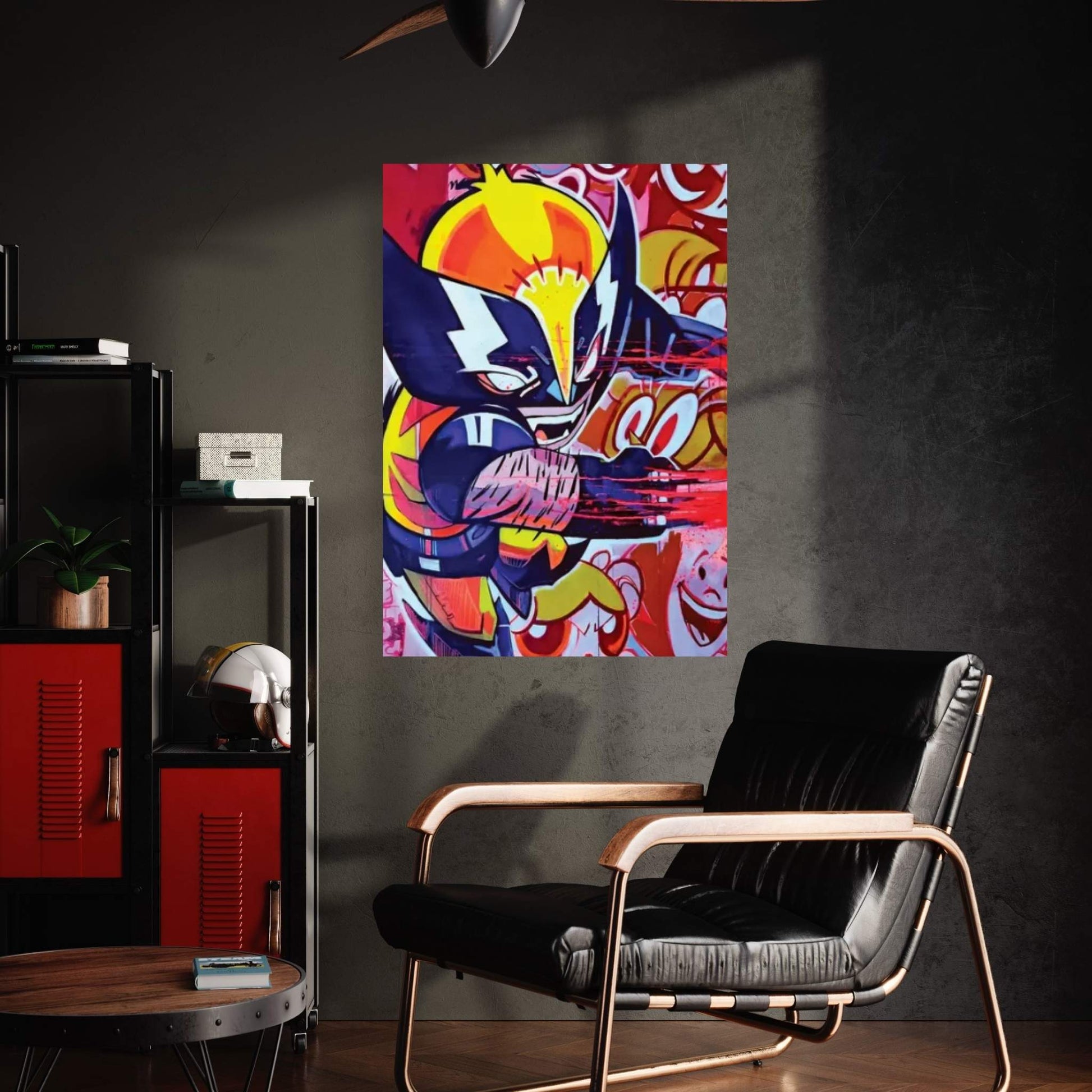 Wolverine Slashed Canvas Wall Art - Y Canvas