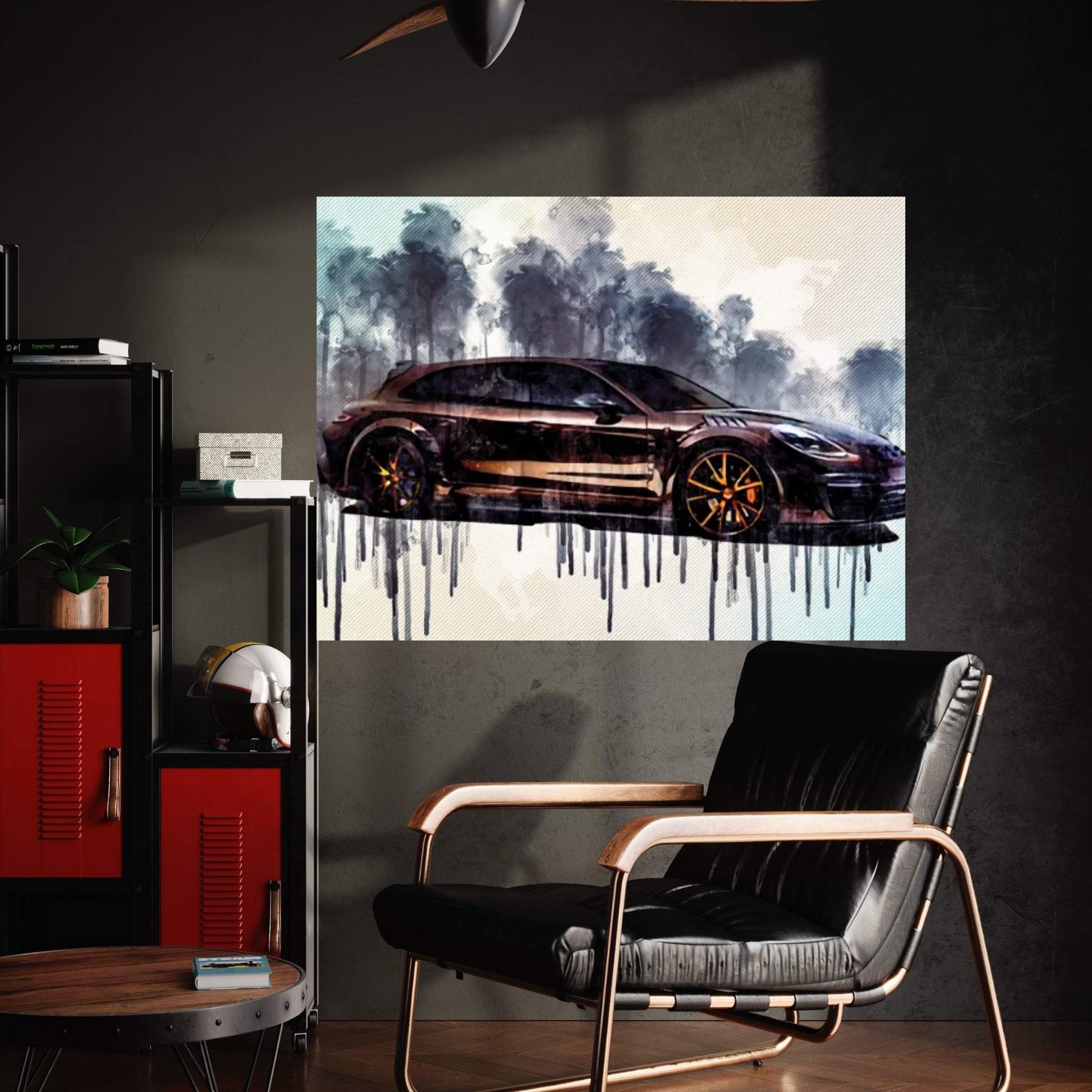 2018 Porsche Panamera Sport Turismo Canvas Wall Art - Y Canvas