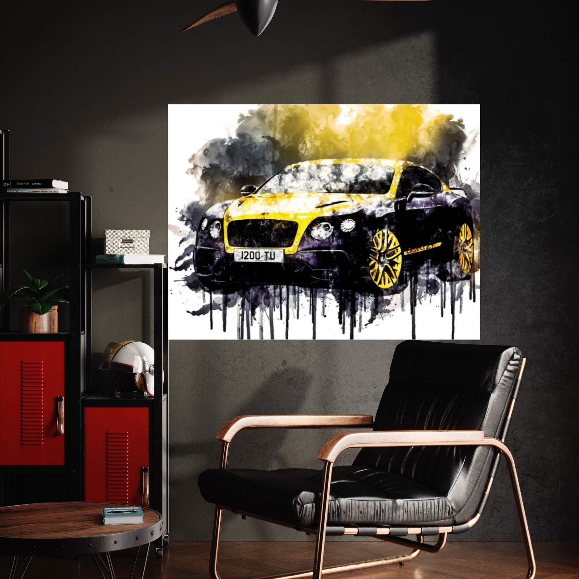 2018 Bentley Continental GT Vehicle CCCLXXVIII Canvas Wall Art - Y Canvas