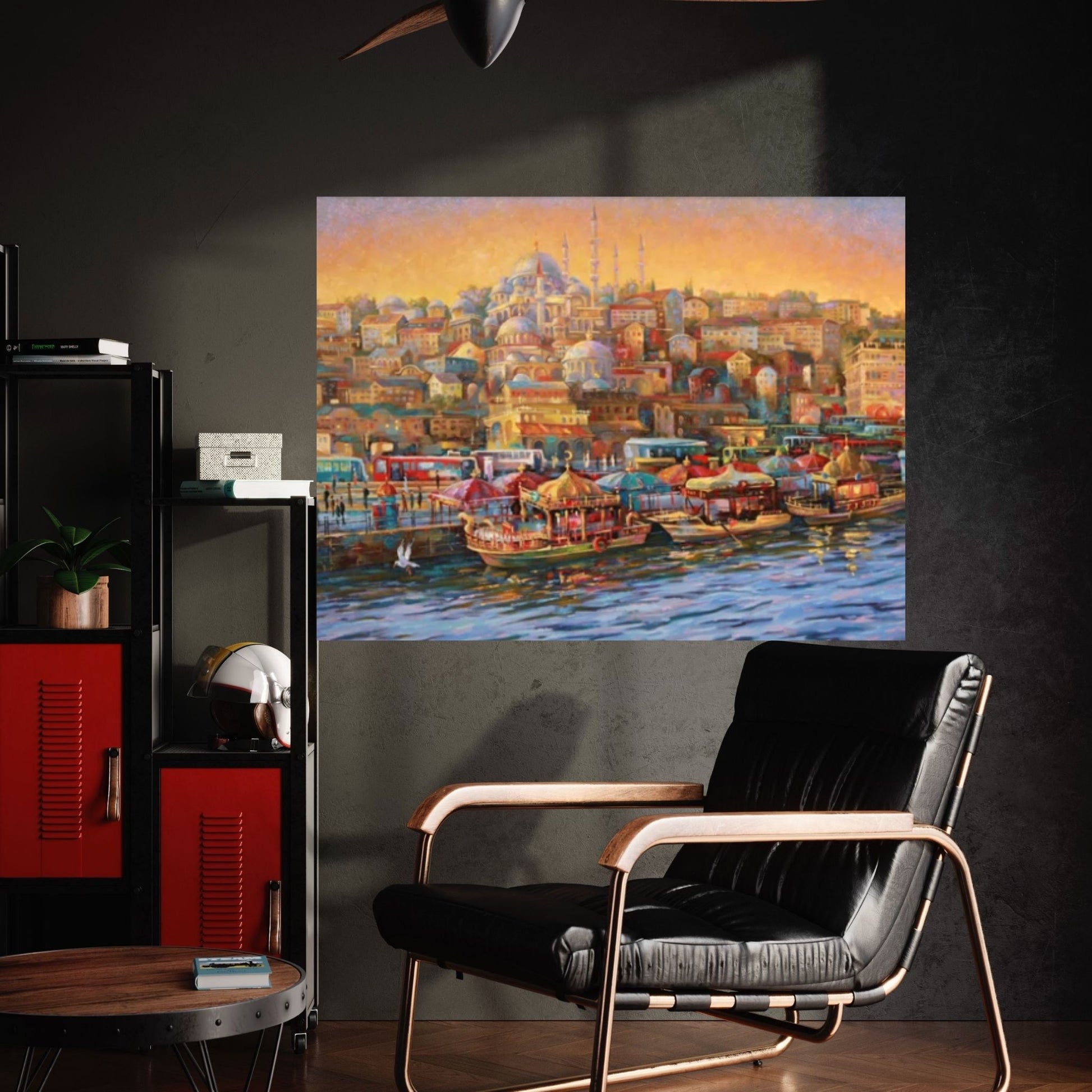 Istanbul, Constantinople Painting Print on Canvas Wall Art - Y Canvas