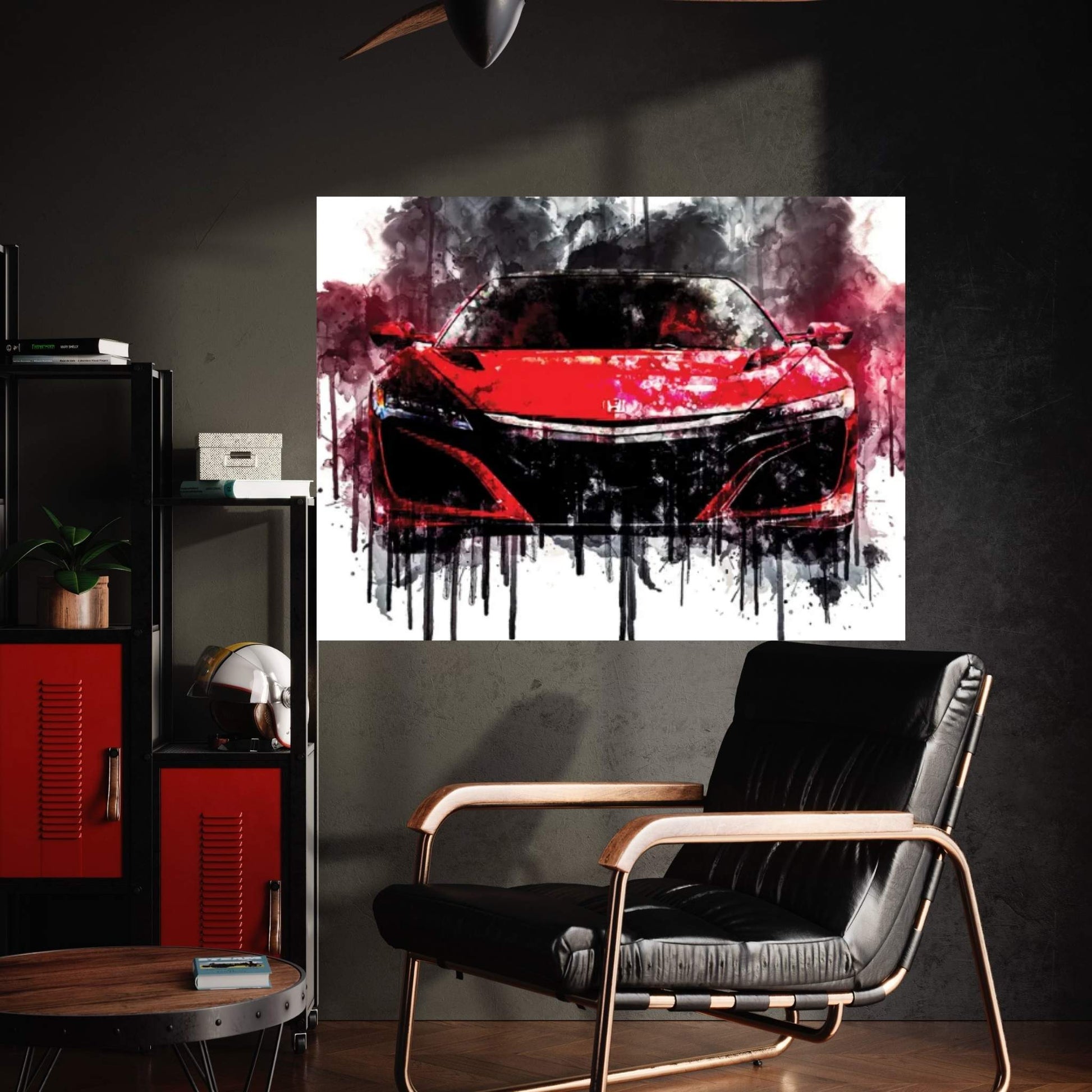 2017 Honda NSX Vehicle XCII Canvas Wall Art - Y Canvas